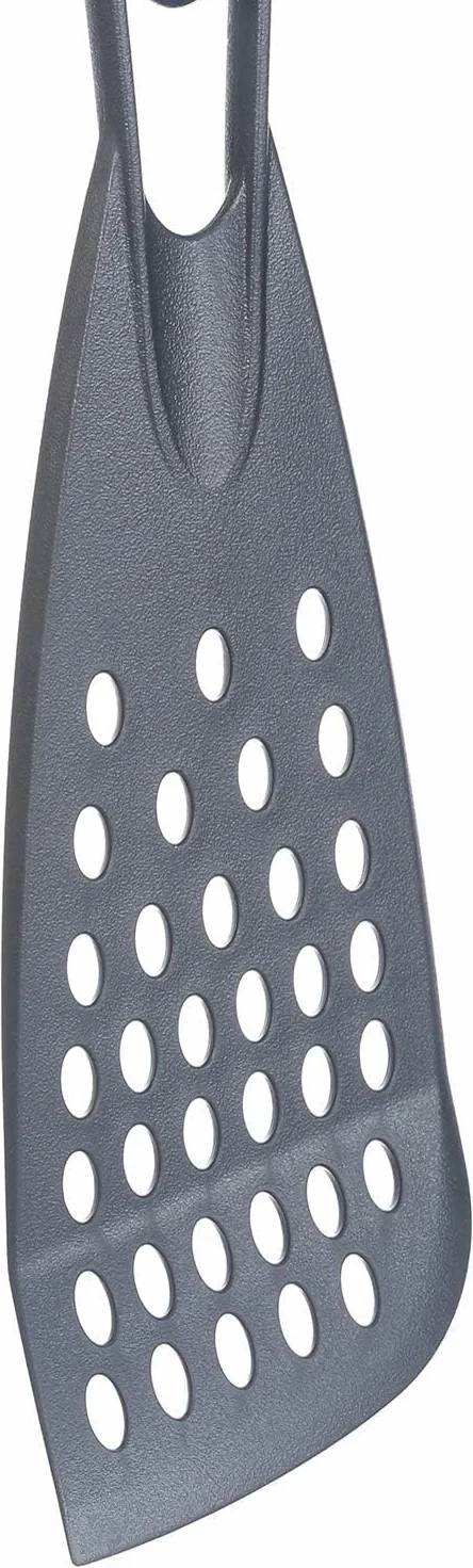 Pedrini 172 łopatka do smażenia, nylon, czarna, 38,5 x 7 x 2 cm