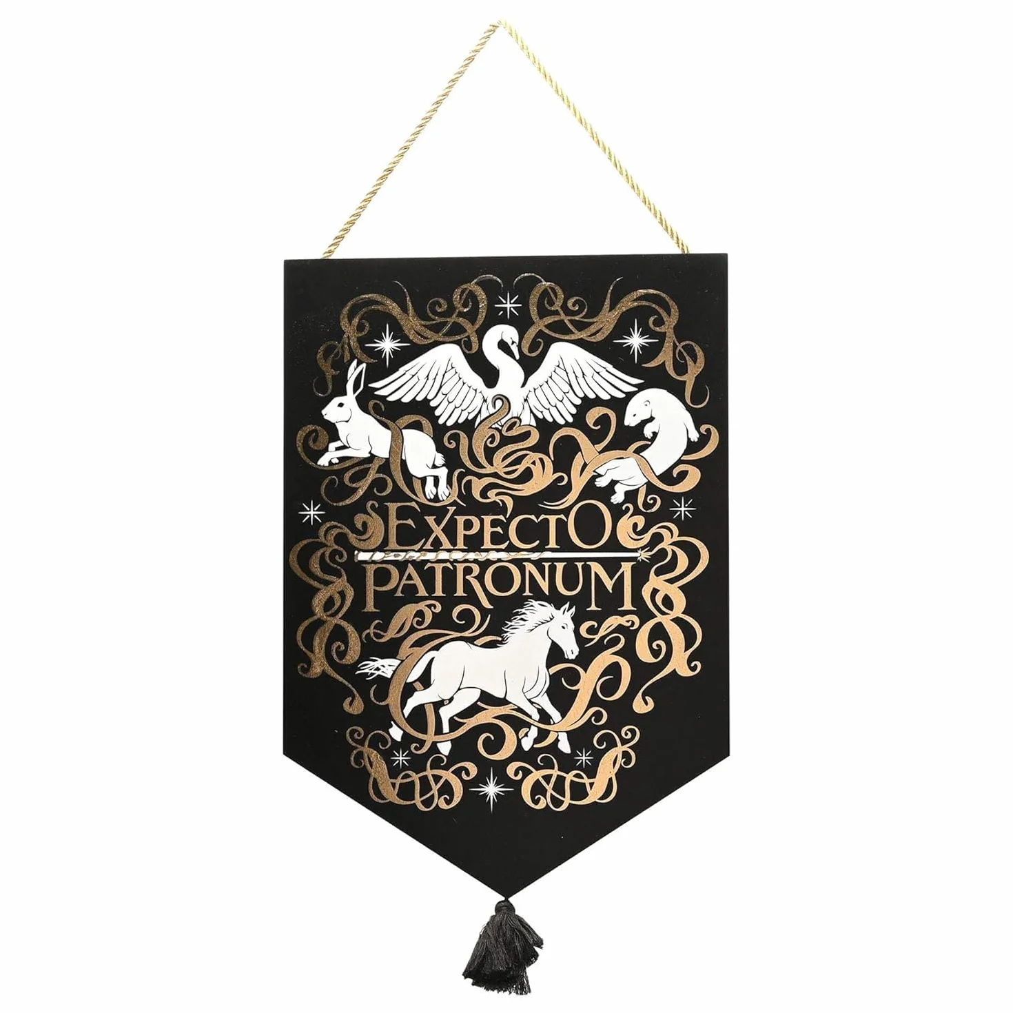 Warner Bros Harry Potter sztandar absolwentów świecący w ciemności - zwierzęta patronusowe