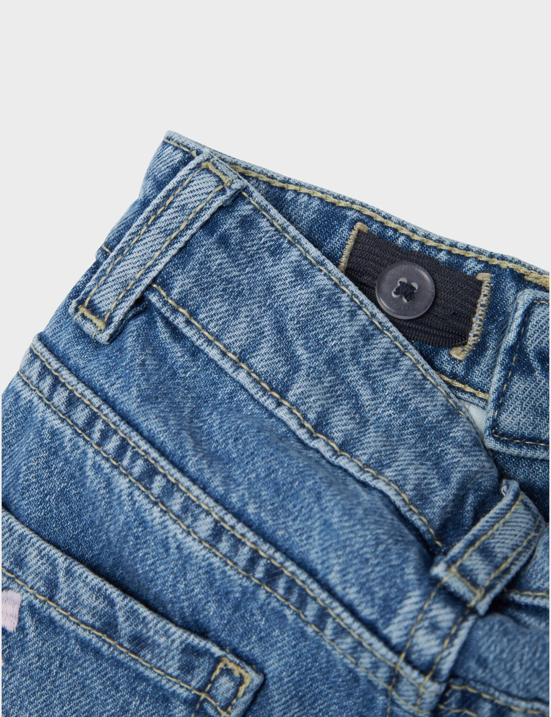NAME IT Dziewczęce spodnie jeansowe, niebieski (medium blue denim), 86