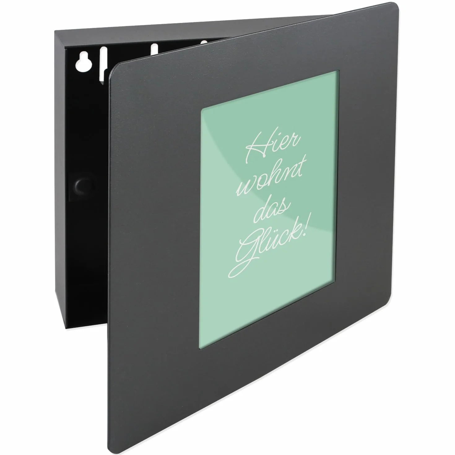 HMF 1050-02 Wieszak na klucze z ramką fotograficzną 22 x 20 x 5 cm Czarny