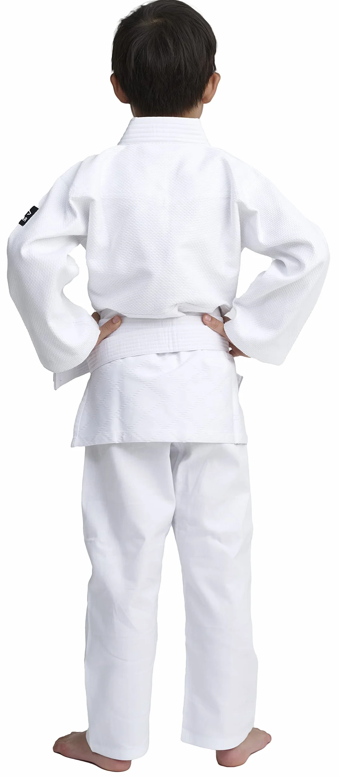 IPPONGEAR Future 2 strój do judo dla początkujących i dzieci, do sportów walki, wraz z paskiem (wyposażenie niemieckiej reprezentacji narodowej, ściągacz z gumką i ściągacz w spodniach, gęstość