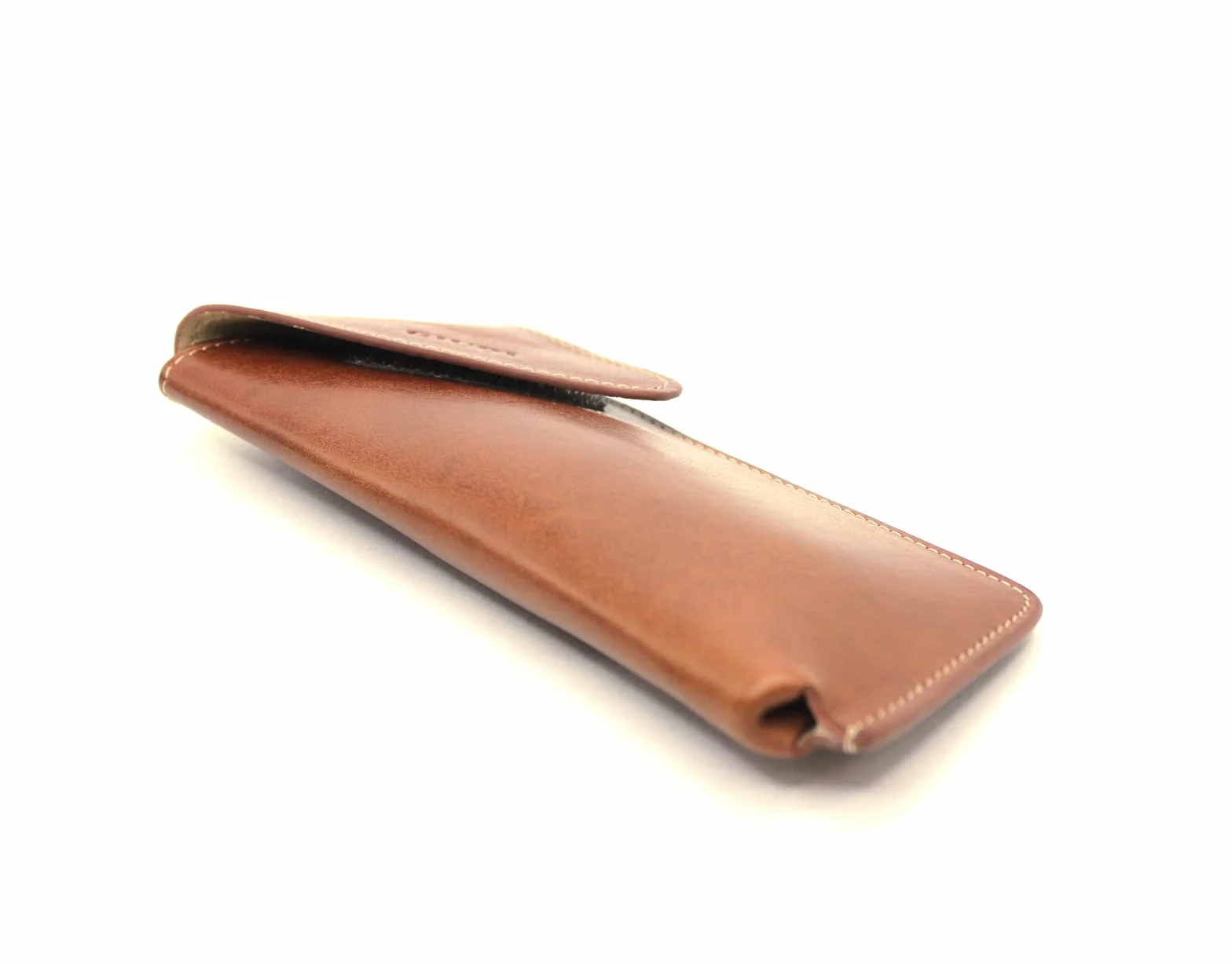Generisch GIUDI ® etui na okulary, skóra, koniak, 19x10x2,5