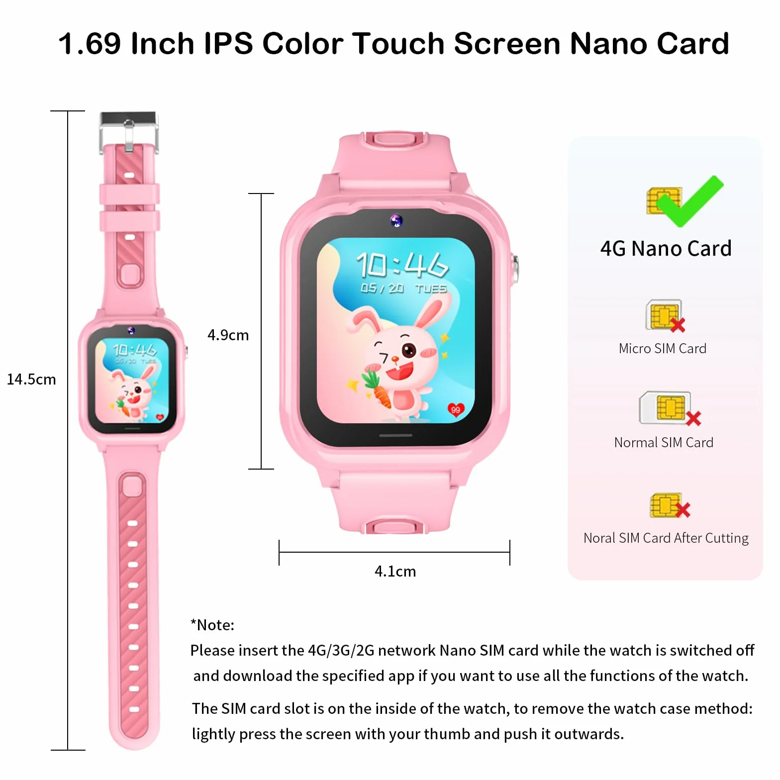 4G Inteligentny zegarek dla dzieci, 4G, GPS, WiFi, rozmowa wideo, SOS, krokomierz, spacery, budzik, kamera do nauki, mapy, kalkulator, muzyka, wodoodporny, tracker GPS dla dzieci, prezenty