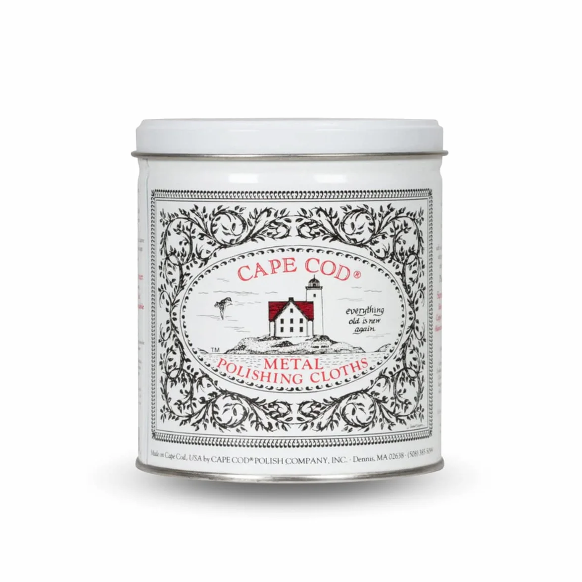 Cape Cod Economy Tin Metal Polish-8828, (6) 4 x 6, (1) 12 x 12 ściereczka do polerowania para rękawic nitrylowych