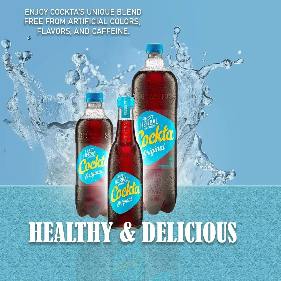 Cockta ORIGINAL 0,5 l butelki koktajlowe bezalkoholowe z Chorwacji