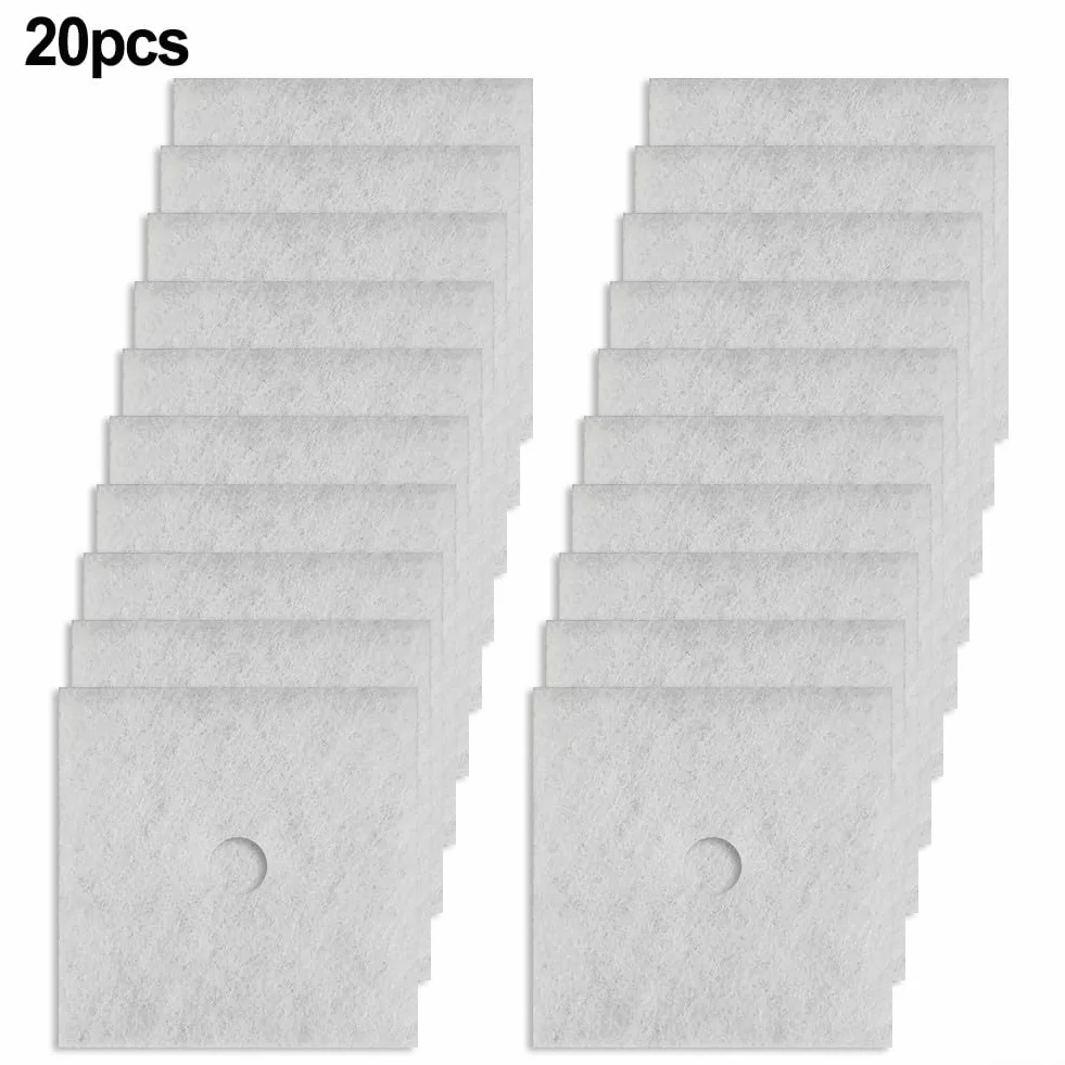 Wymienny filtr powietrza G2 klasy 135 x 135 mm, włókno kwadratowe z otworem wewnętrznym 22 mm do wentylatora Maico ZF 60/100 i wszystkich typów ER, biały