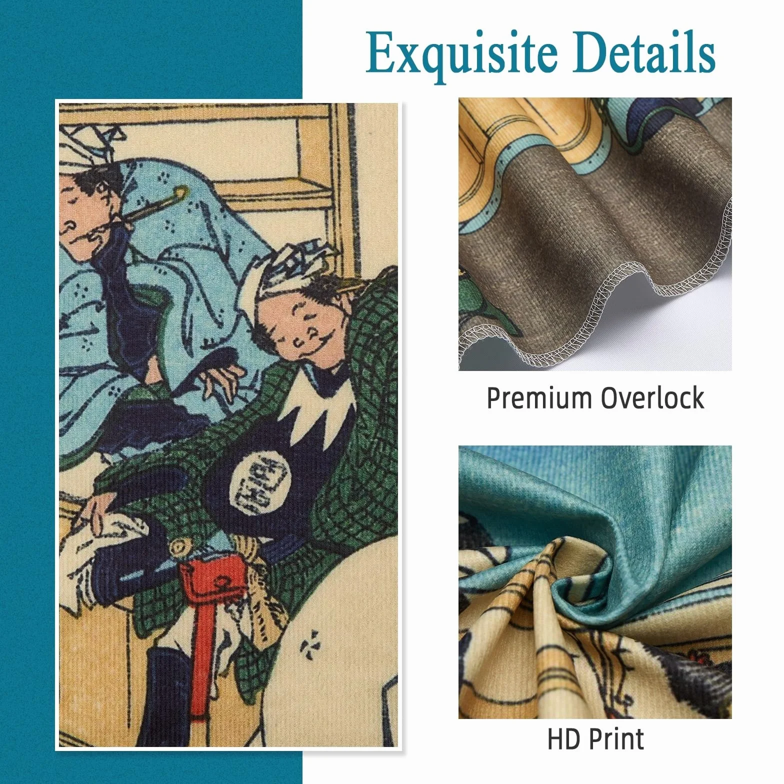 YongFoto gobelin Ukiyo-e góra Fuji 36 widoków 100 x 70 cm sztuka ścienna japoński obraz