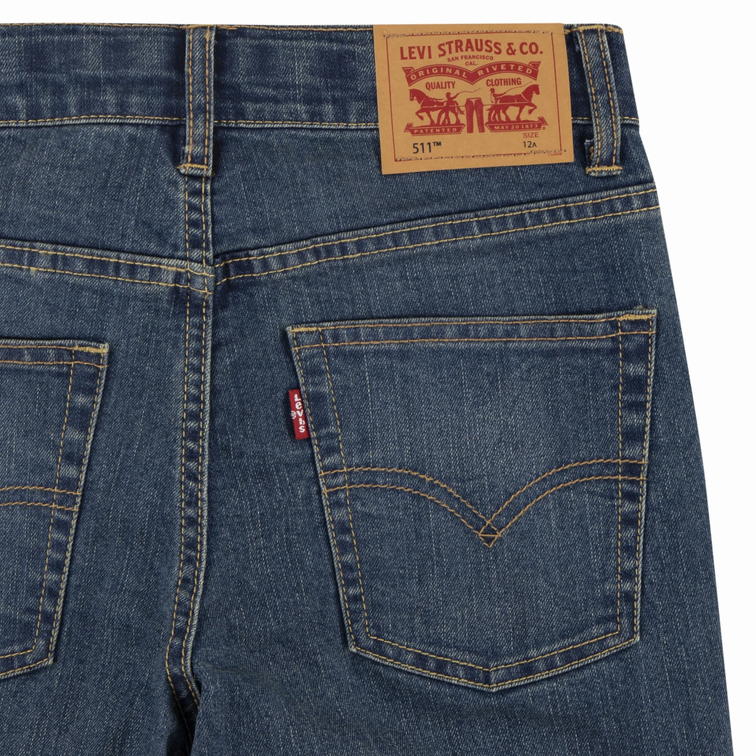 Levi's Chłopięce dżinsy Lvb 511 Slim Fit classics, Yucatan, 10 lat