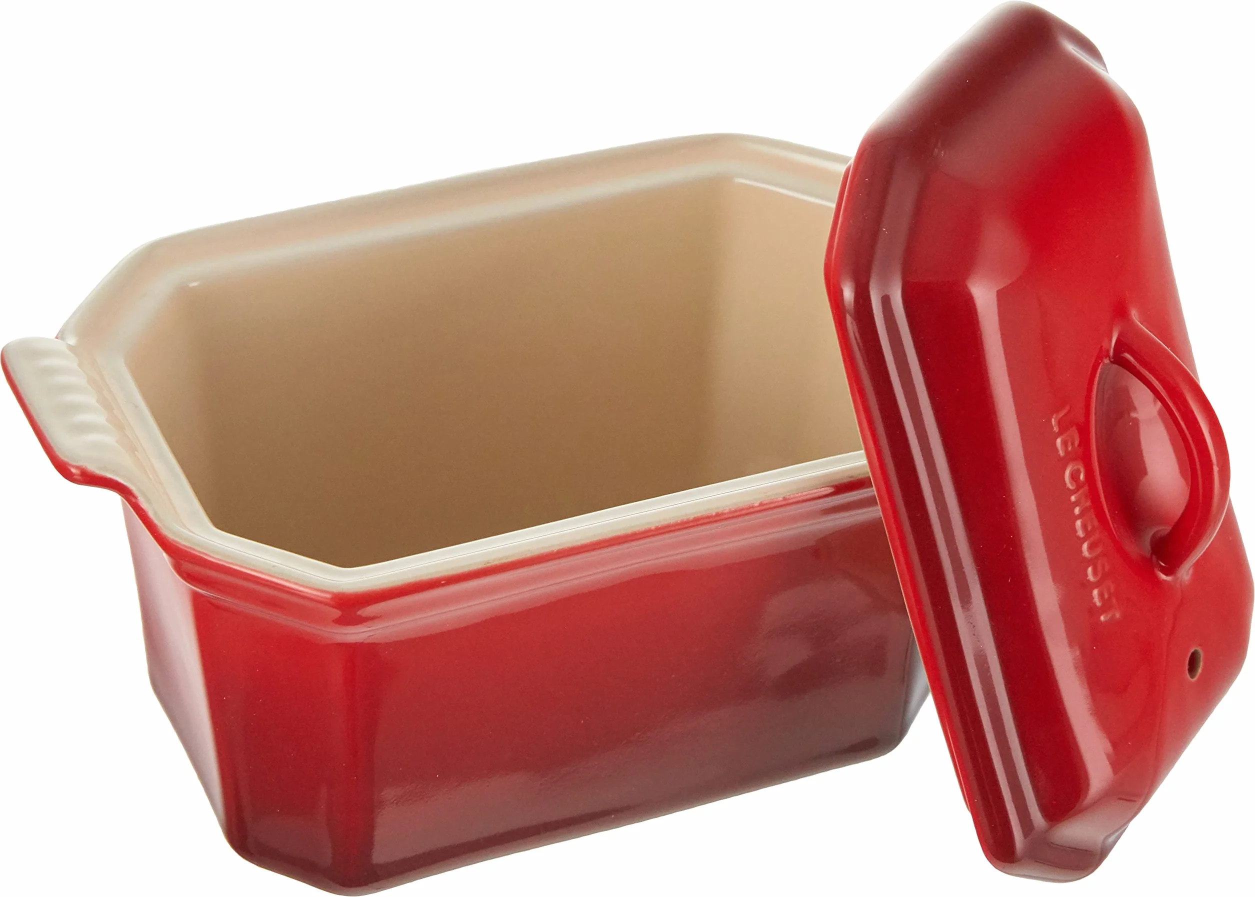 Le Creuset Kamionka Frais Gras Terrine z prasą i termometrem 0,6 l wiśnia