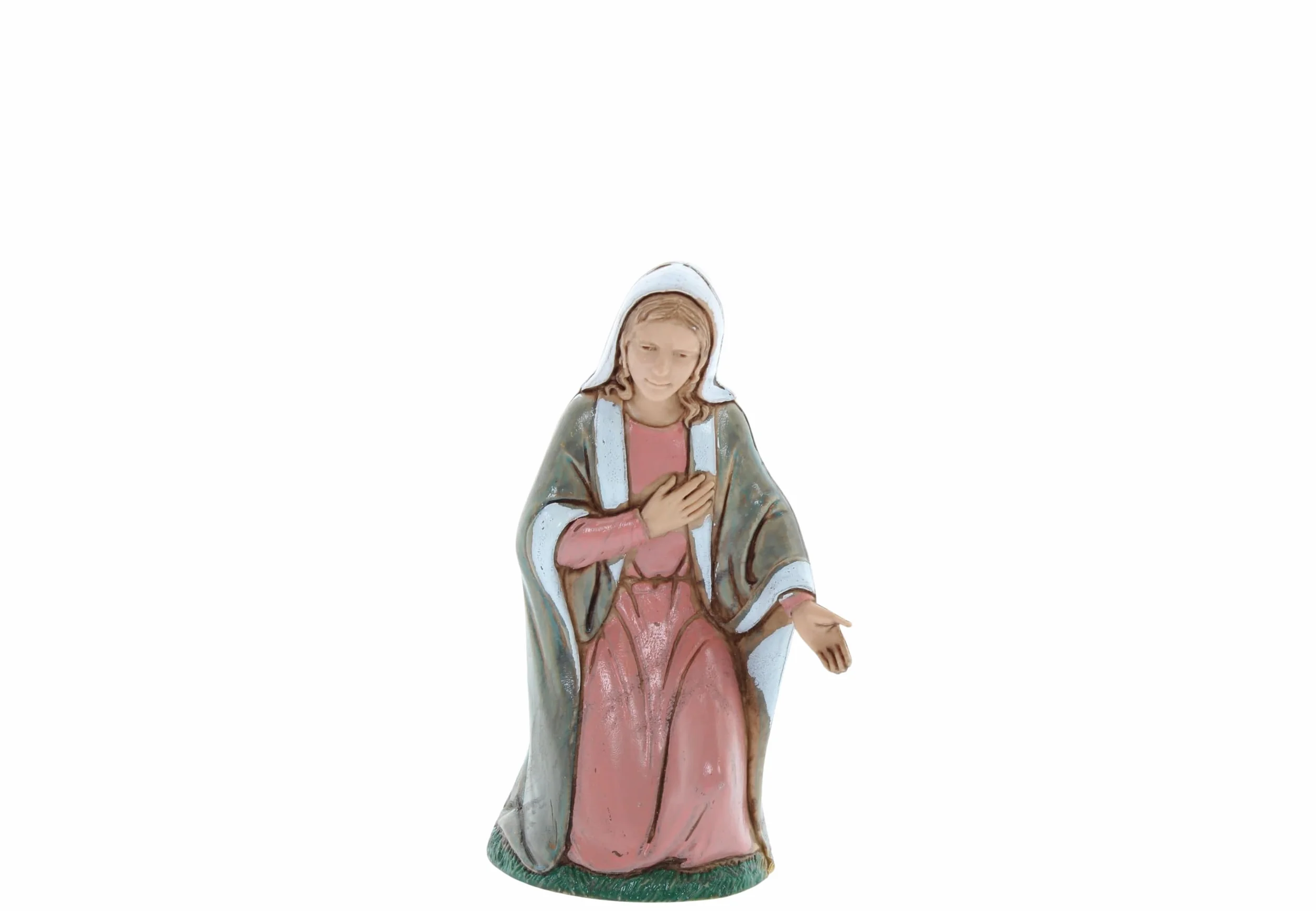 Moranduzzo Szopka bożonarodzeniowa 6 cm 10 cm skala 1:20 - Niezniszczalne figurki do szopki - styl 700", ręcznie wykończony obraz, oficjalny produkt, wyprodukowany we Włoszech, rzeźbiarz M. Landi