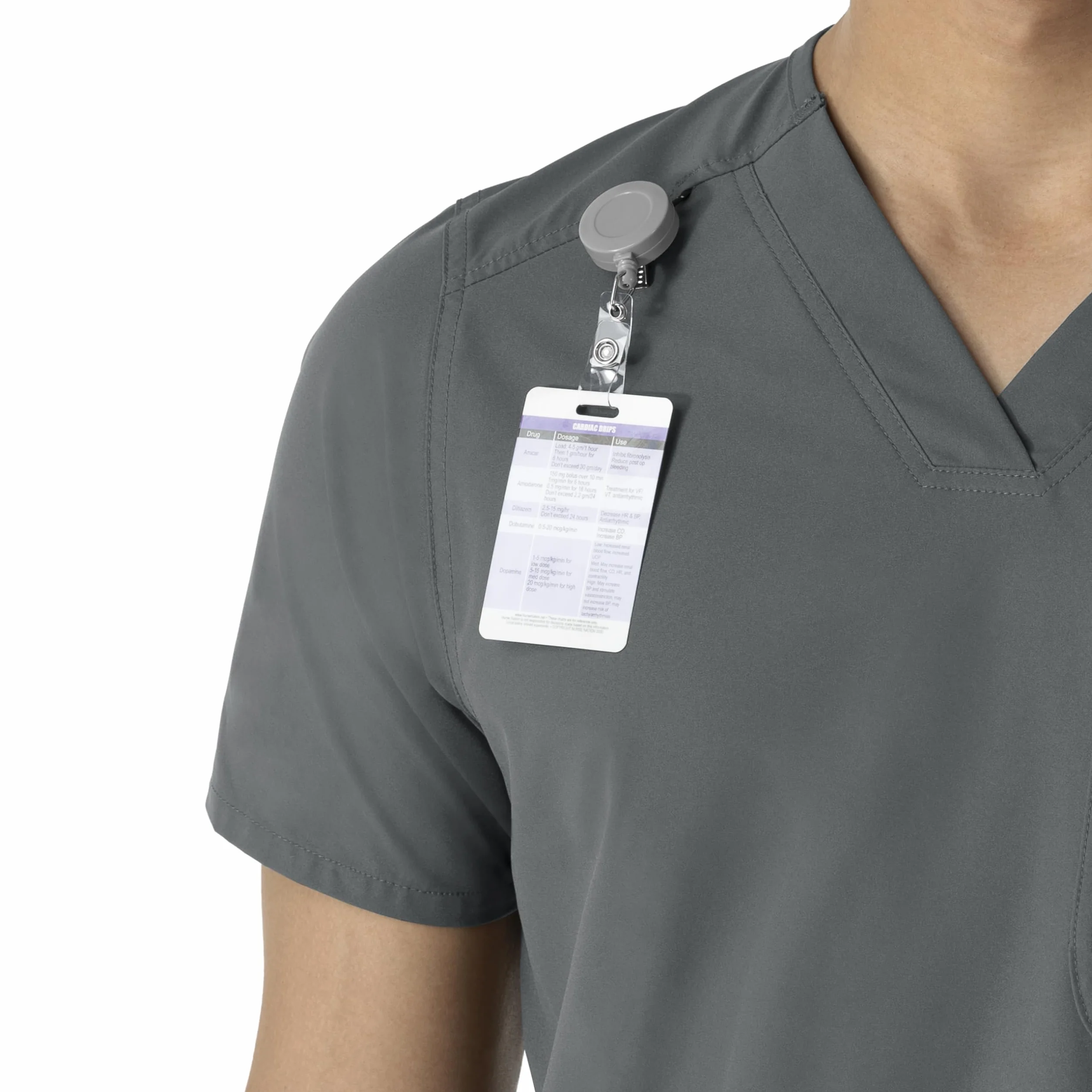 Carhartt Męska koszula medyczna, cyna, L