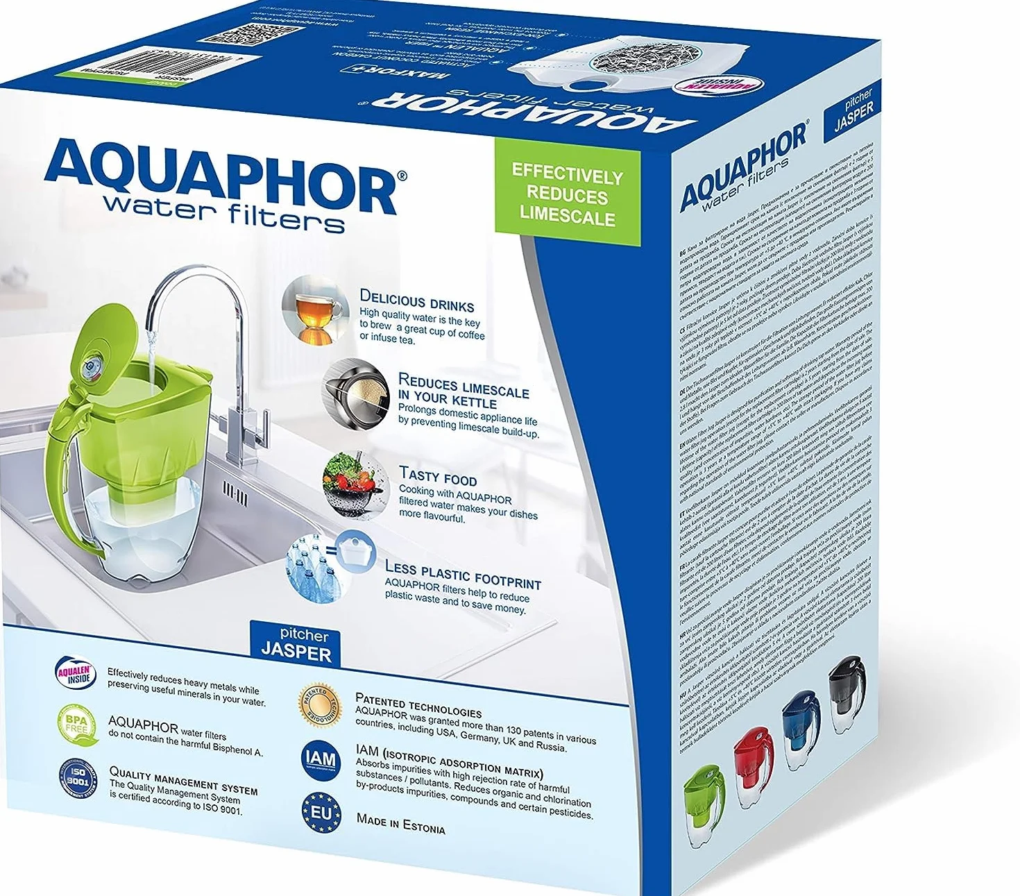 Aquapor Jasper Maxfor+ filtr do wody, 2,8 l, jasnozielony
