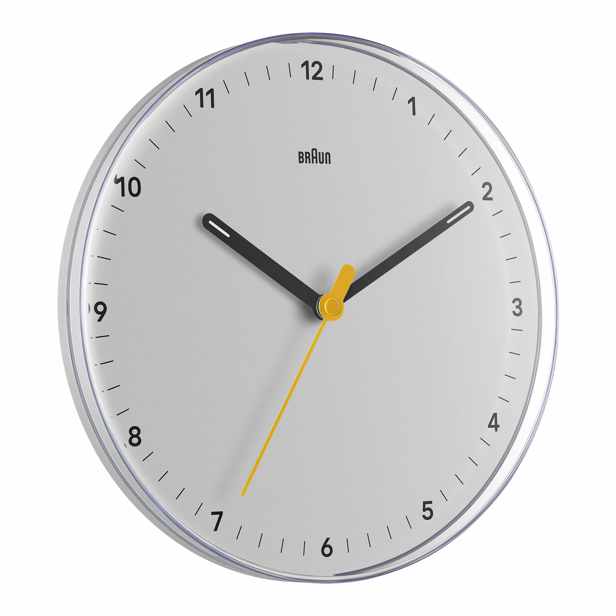Braun Zegar ścienny analogowy kwarcowy BC26W biały 23 cm