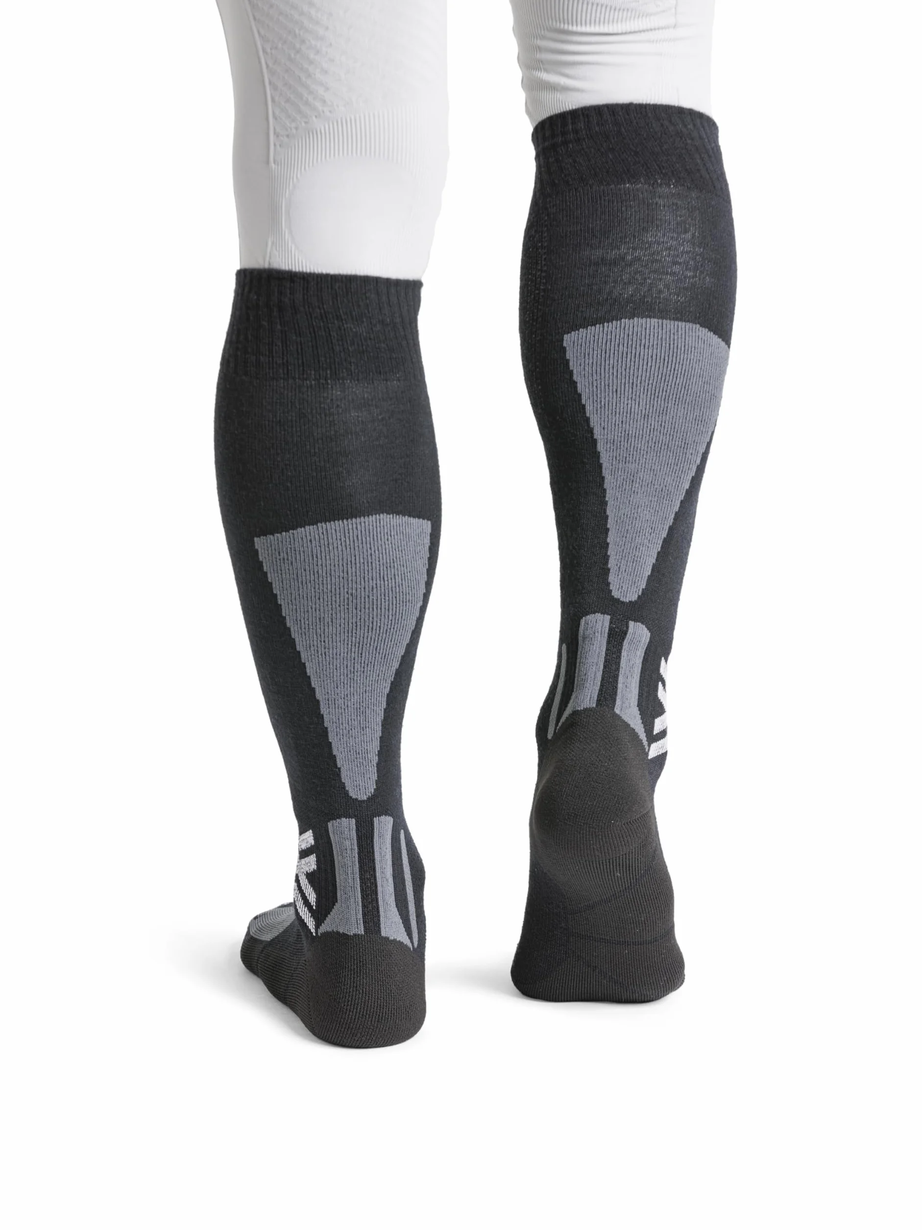 X-Socks Ski Discover Merino OTC - skarpety narciarskie zapewniające komfort i ciepło - opaska O-Ring zapewniająca bezpieczne dopasowanie i wsparcie - X Czarny/Szary, 39-41