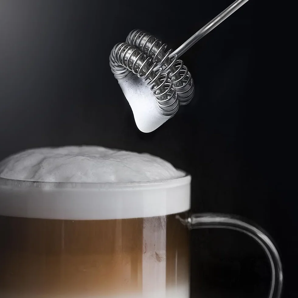 Bialetti Whipper 3-stopniowa regulacja, podwójna trzepaczka, ładowanie USB, stal nierdzewna