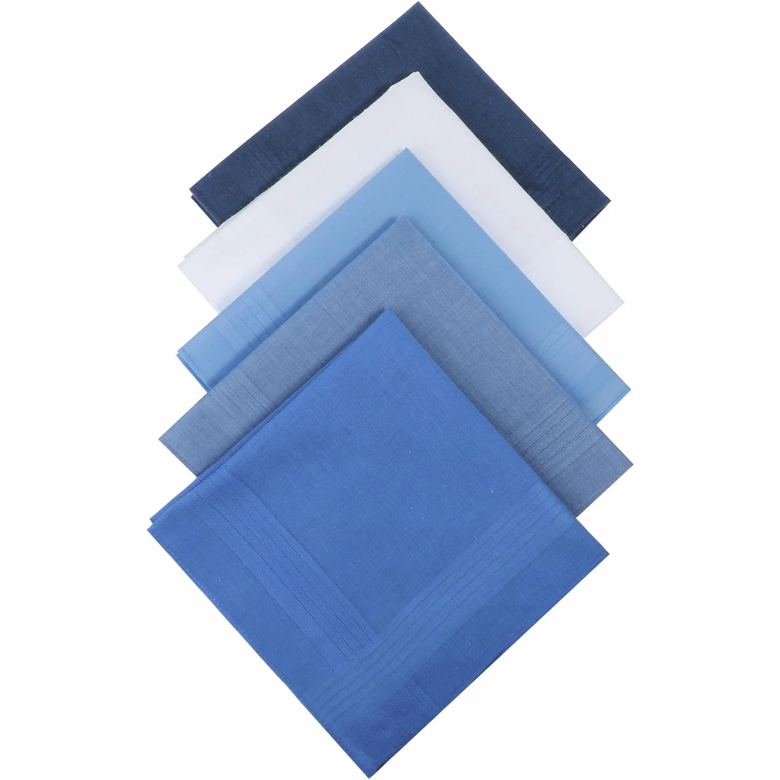 5 sztuk chusteczek do nosa męskich, 40 × 40 cm, miękka chusteczka kieszonkowa z bawełny wielokrotnego użytku
