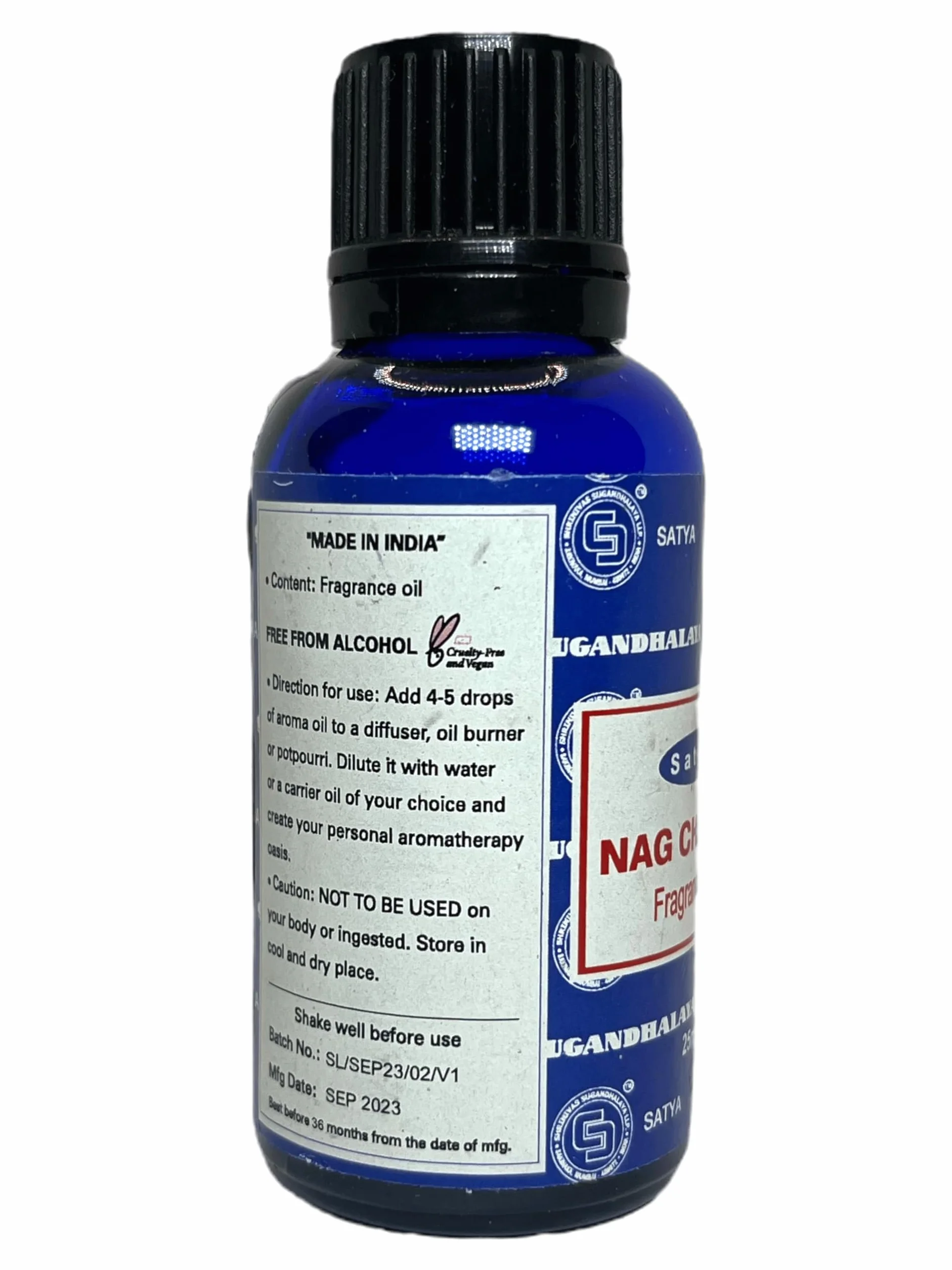 SATYA Nag Champa olejek zapachowy 25 ml. - HOSTENATURA