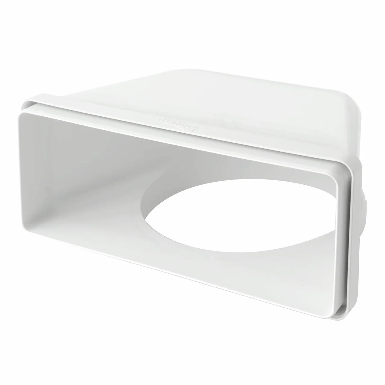 La Ventiation CGV229B pionowa krzywa rury okrągłej Ø 150 mm do prostokątnej 220 x 90 mm z tworzywa ABS kolor biały