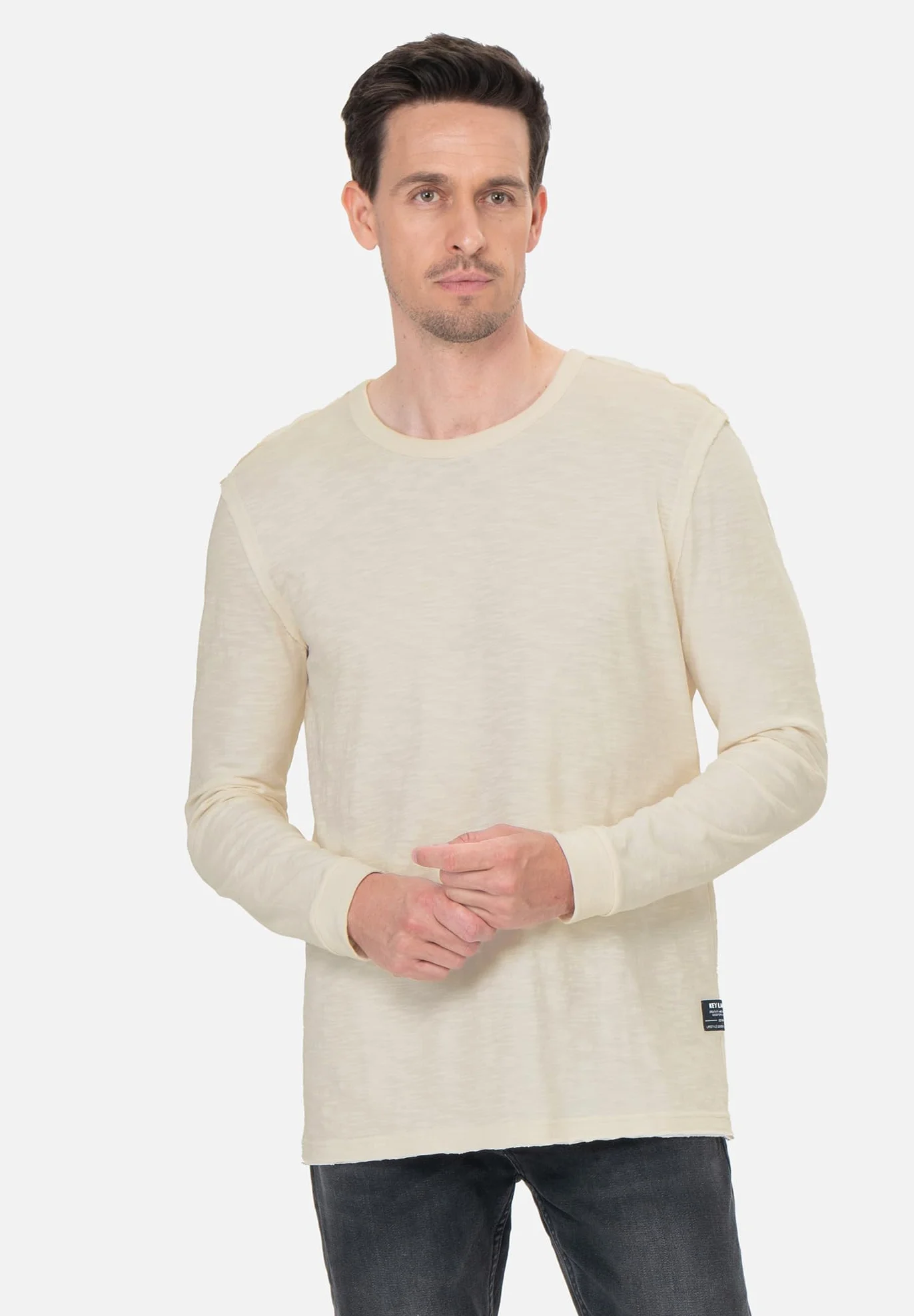 KEYLARGO Męska bluza Klhamilton Street, Whisper White (1013), XXL