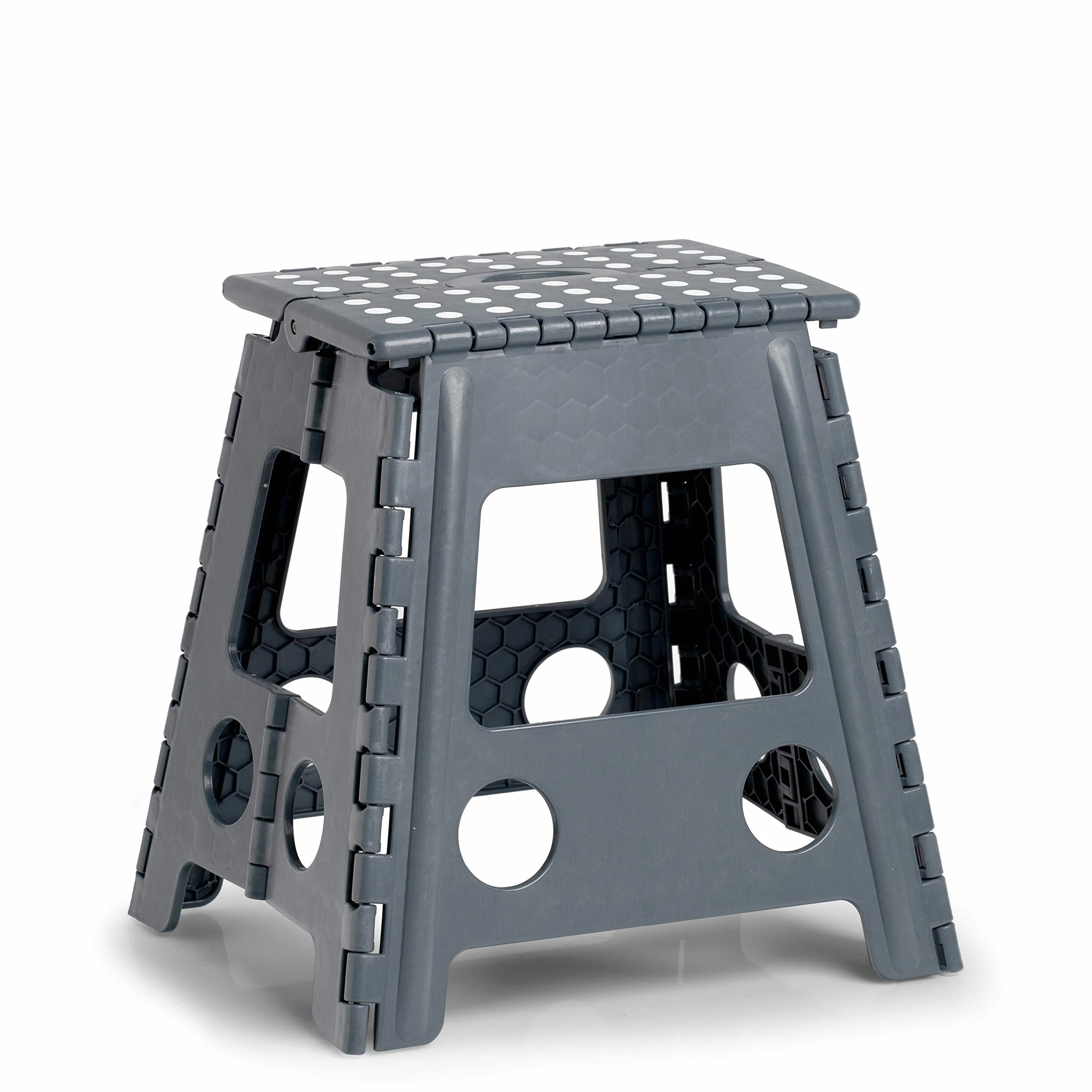 Zeller Składany Stołek Premium 150 kg 38,5 x 31,5 x 39 cm Antracyt