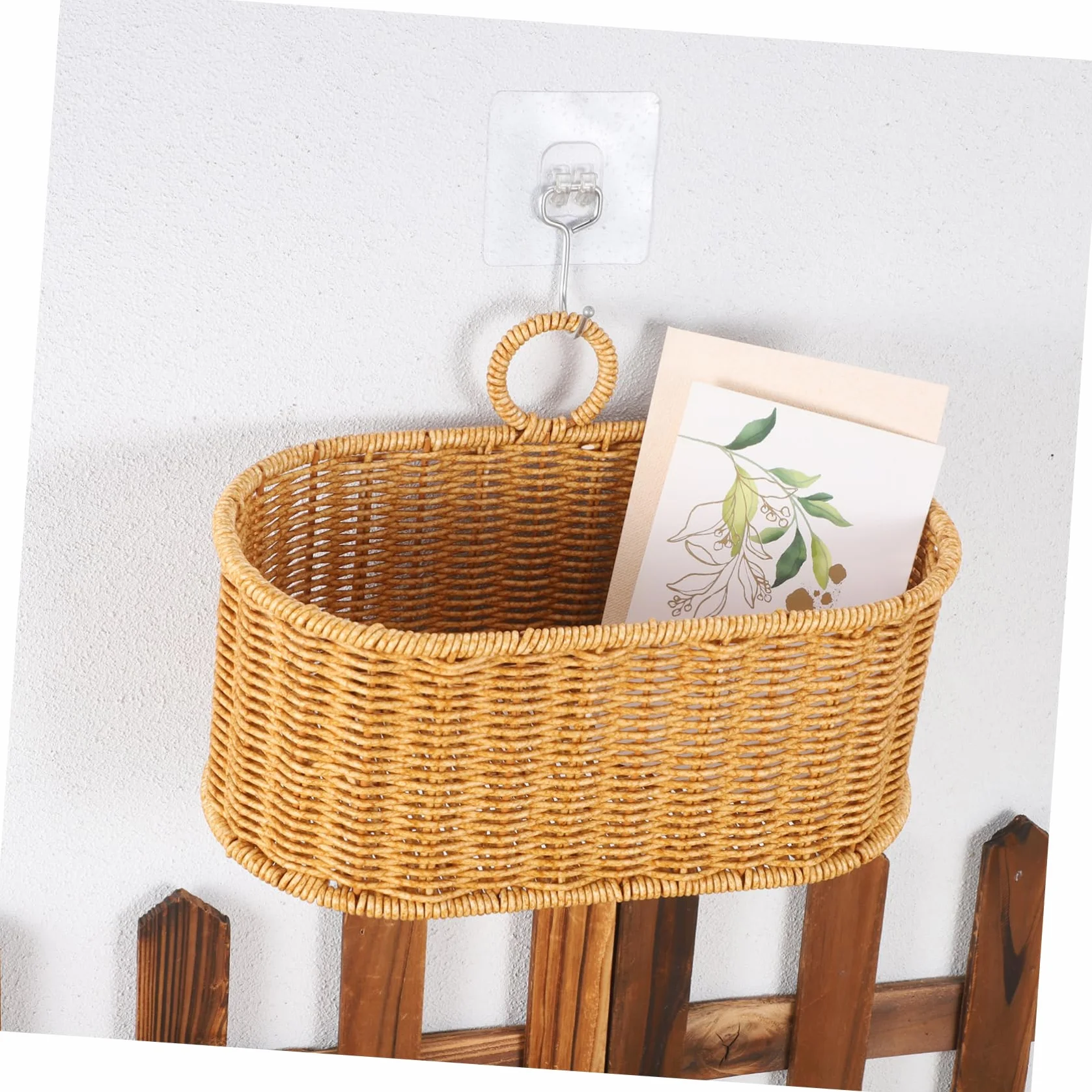 Alipis Kosz do przechowywania imbiru i czosnku Woven Hanging Basket - Koszyk wiszący Kitchen Storage Basket - Koszyk na przechowywanie w kuchni ścienny kosz warzyw