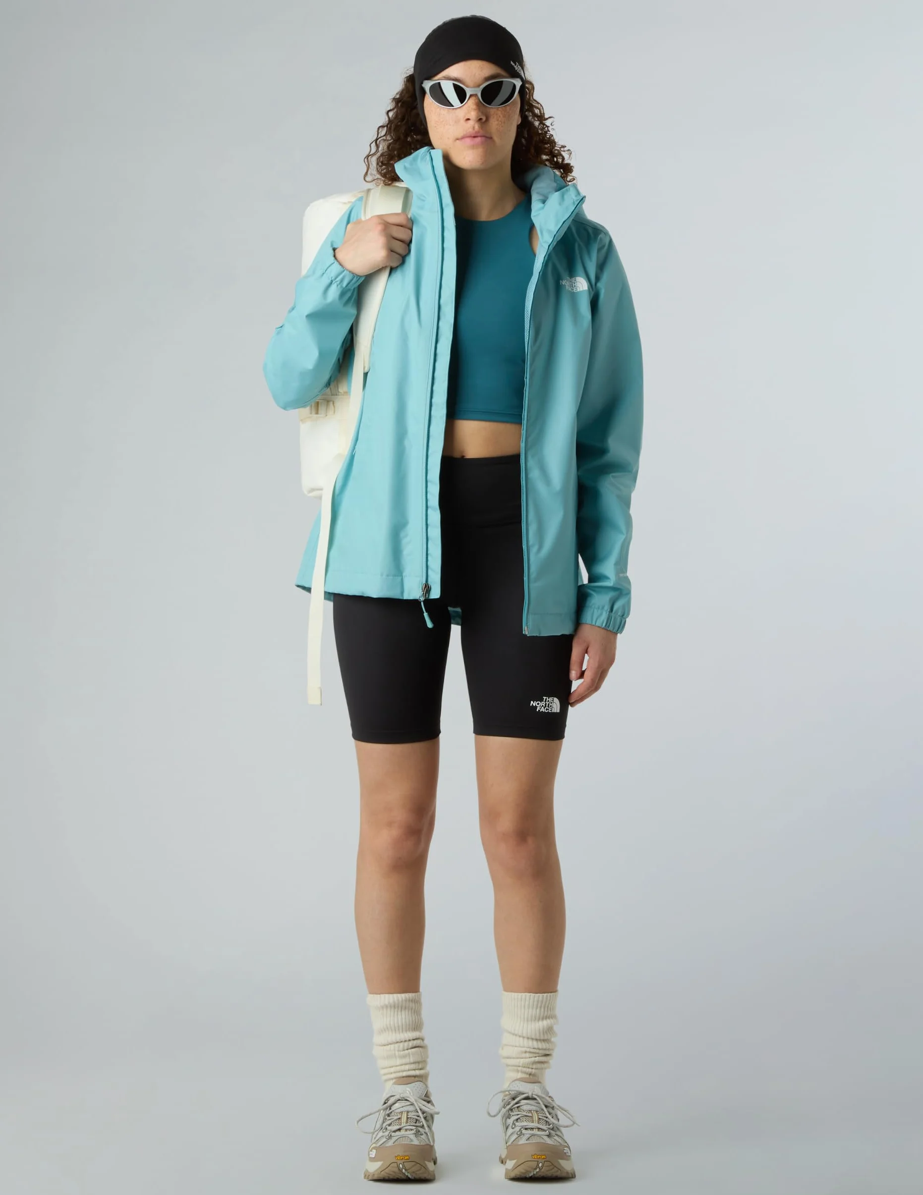 The North Face - Kurtka Damska Quest z Kapturem - Wodoodporna, Oddychająca - BLUE ECLIPSE