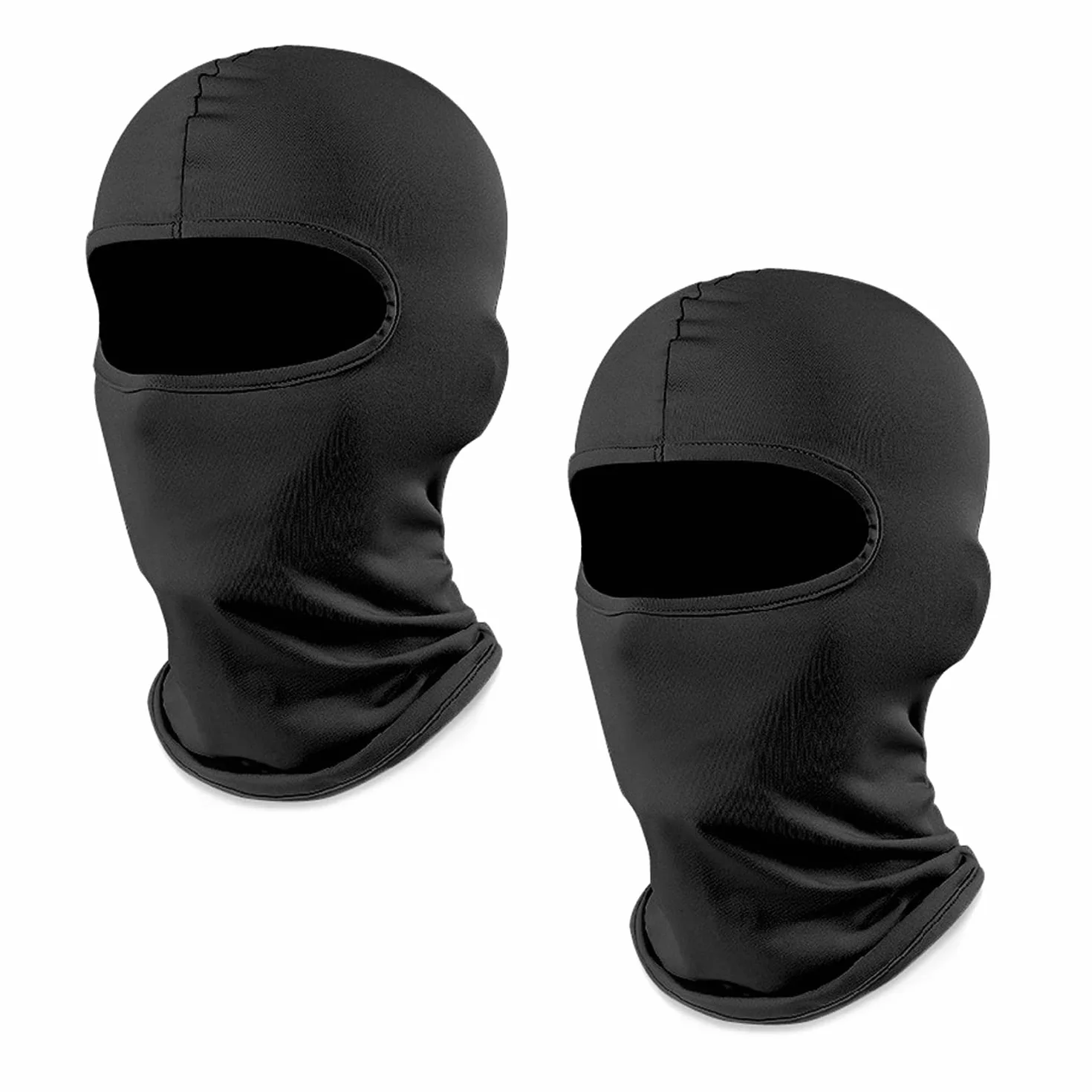 2-pak wiatroszczelnych masek, kominiarka, oddychaj?ca maska, akcesoria sportowe, unisex, do aktywno?ci na ?wie?ym powietrzu, aplikować do na rowerze, ochrona przed promieniowaniem UV (czarna)