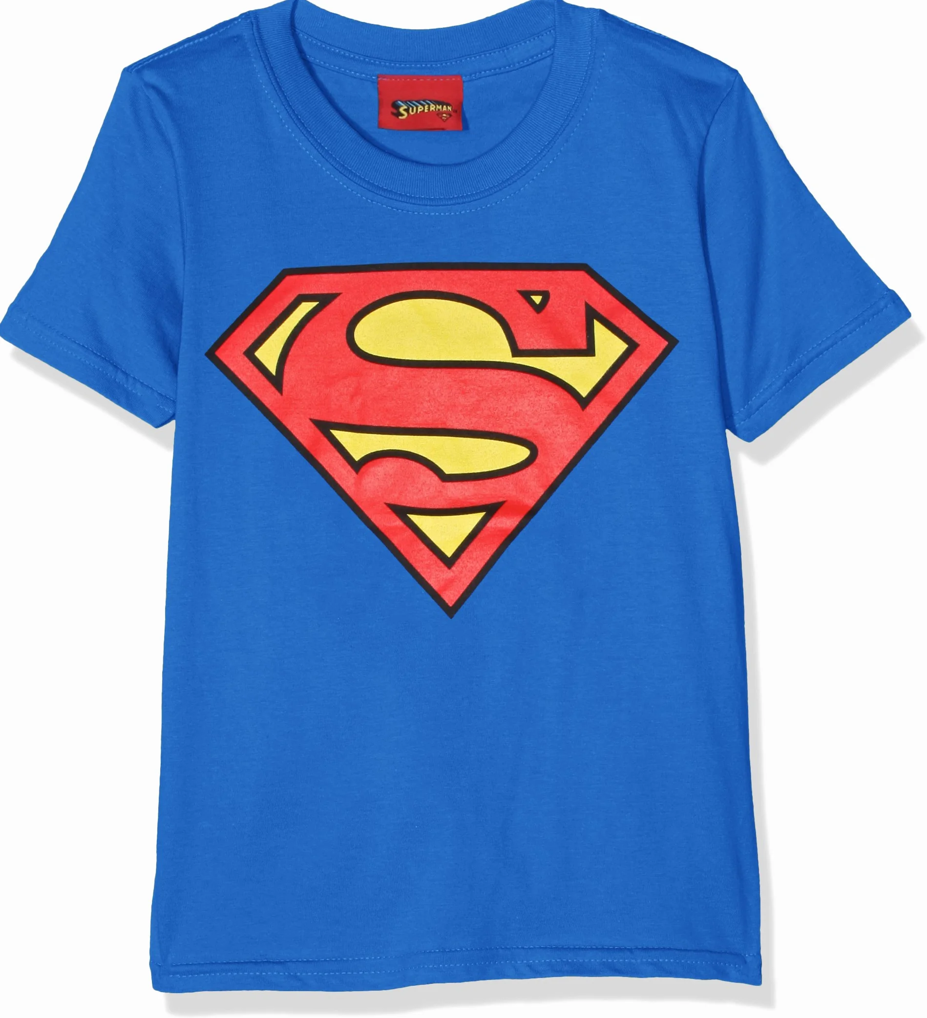 dc comics Superman Logo T-Shirt dla dzieci i młodzieży, Niebieski (Royal Blue), 4 anni