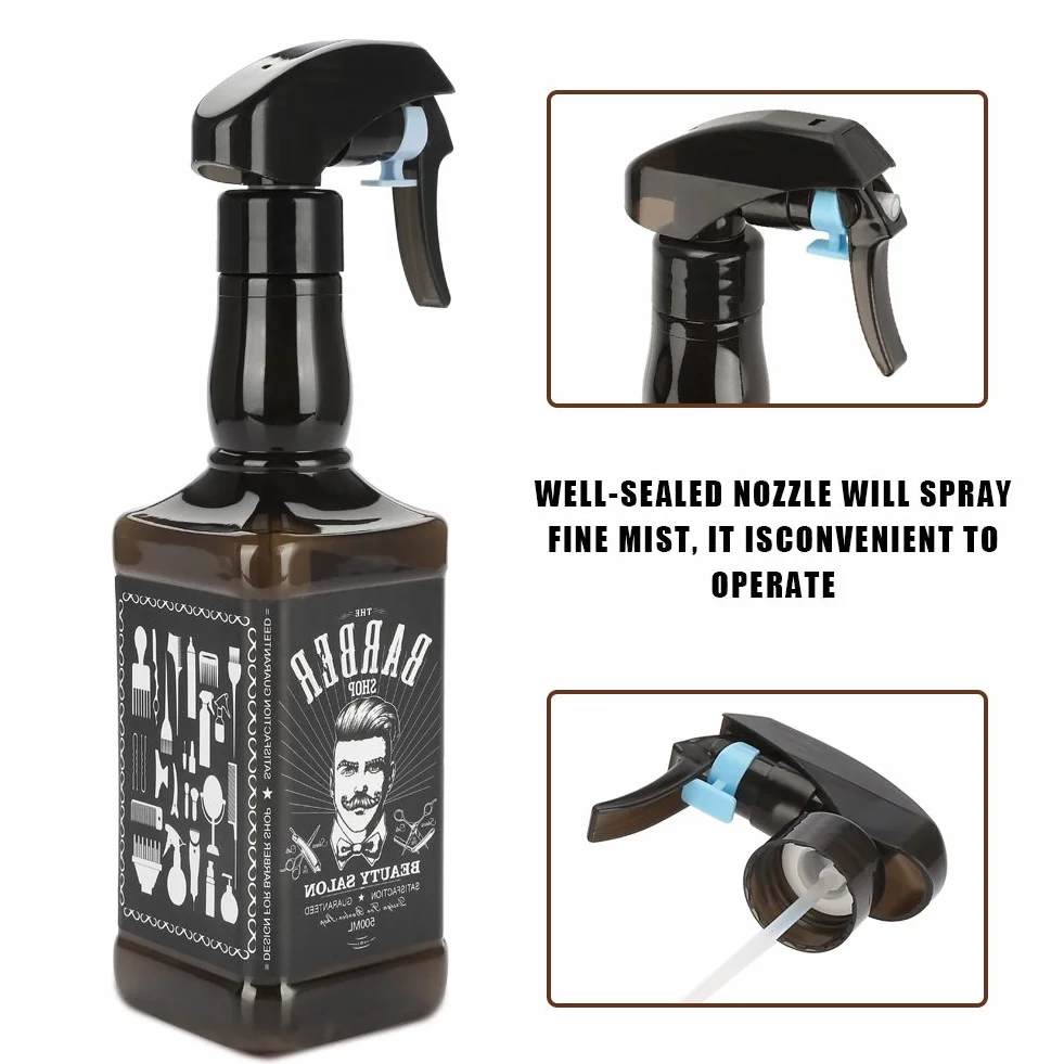 Mgiełka spray do włosów 500 ml plastikowy salon fryzjerski narzędzia