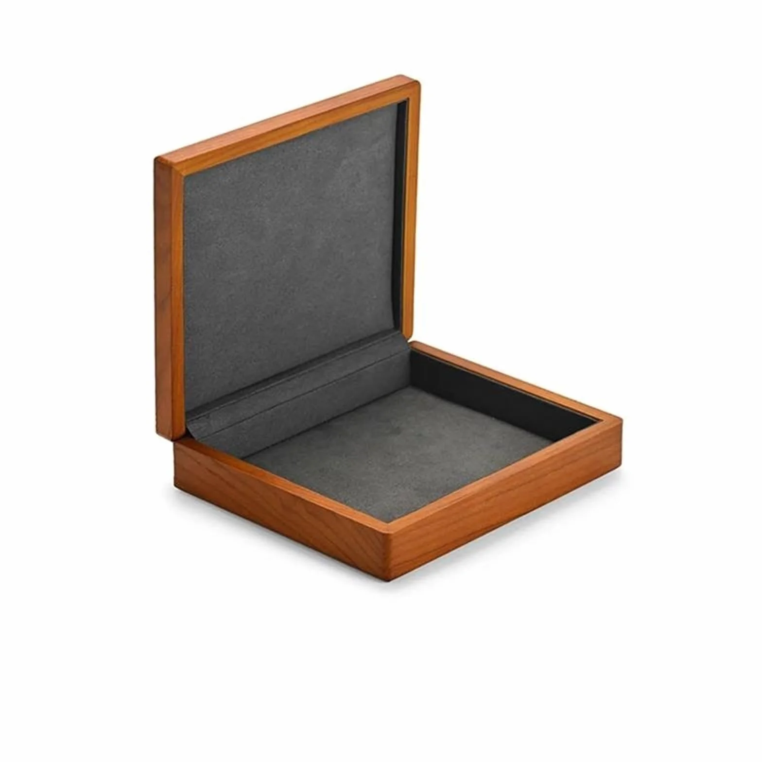 Naszyjnik Organizator retro drewniana biżuteria pudełko pierścień Ring Pierścień z biżuterią z mikrofibry stojak na biżuterię Organizer pakowanie pudełka kolczyka pudełko biżuteria pudełko biżuteria