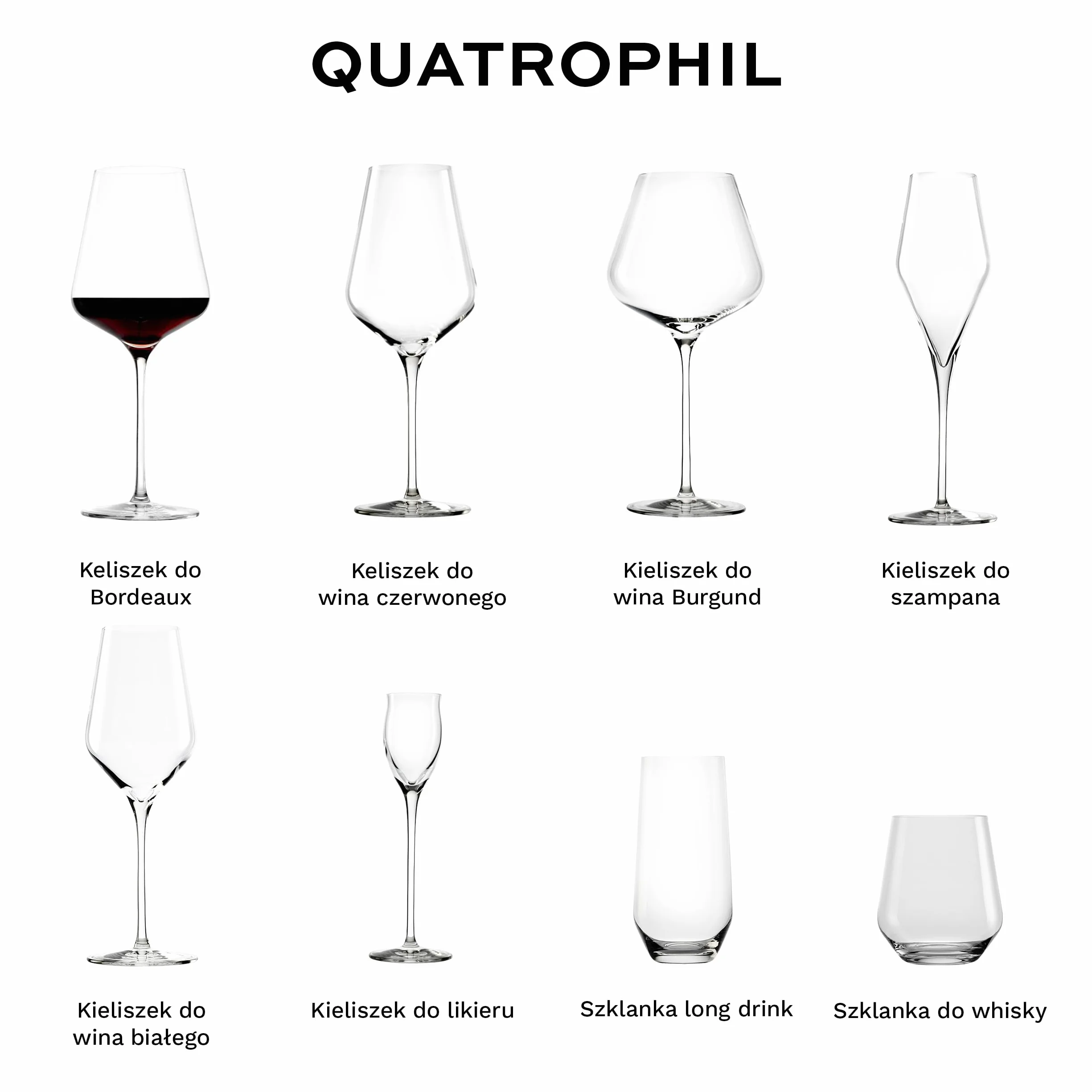 Stölzle Lausitz Kieliszki do Bordeaux Quatrophil 645 ml Zestaw 6 sztuk