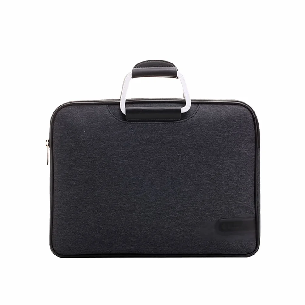 Torba na dokumenty Styl Horyzontalny Senior Spraw Business Torba Torba Casual Prosta Torebka Męska Torba Konferencja Tote 14,7 * 10.8In (Color : Black)