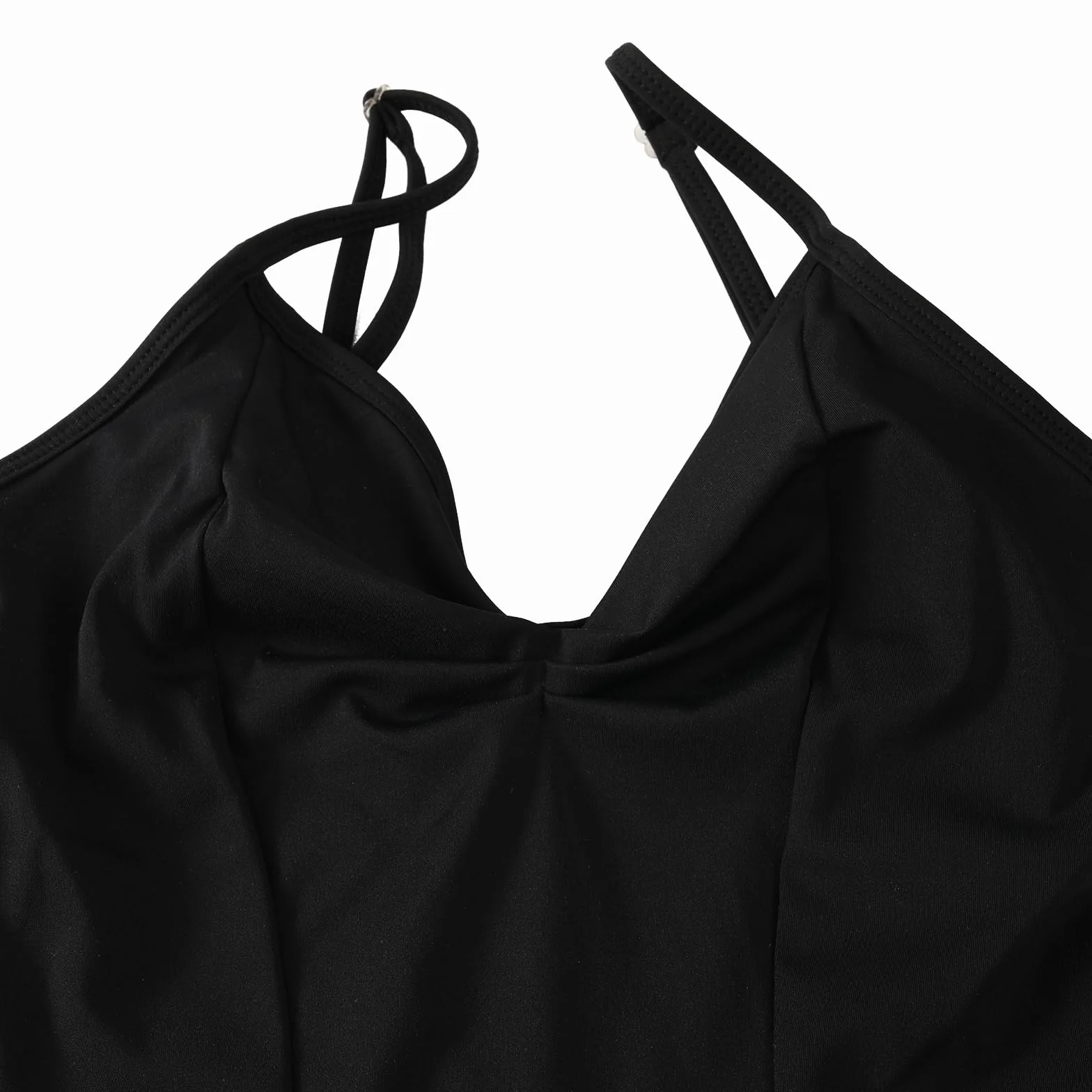 HROYL Damskie body do tańca klasycznego bez rękawów, dekolt w szpic, body baletowe Leotards, C03