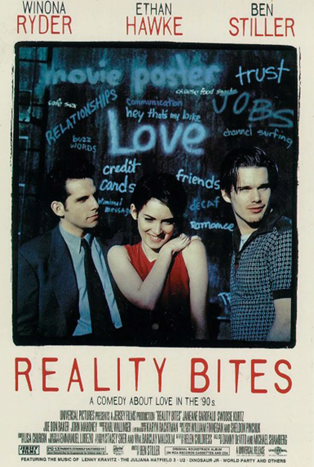 Close Up Plakat Reality Bites 68,5 cm x 101,5 cm