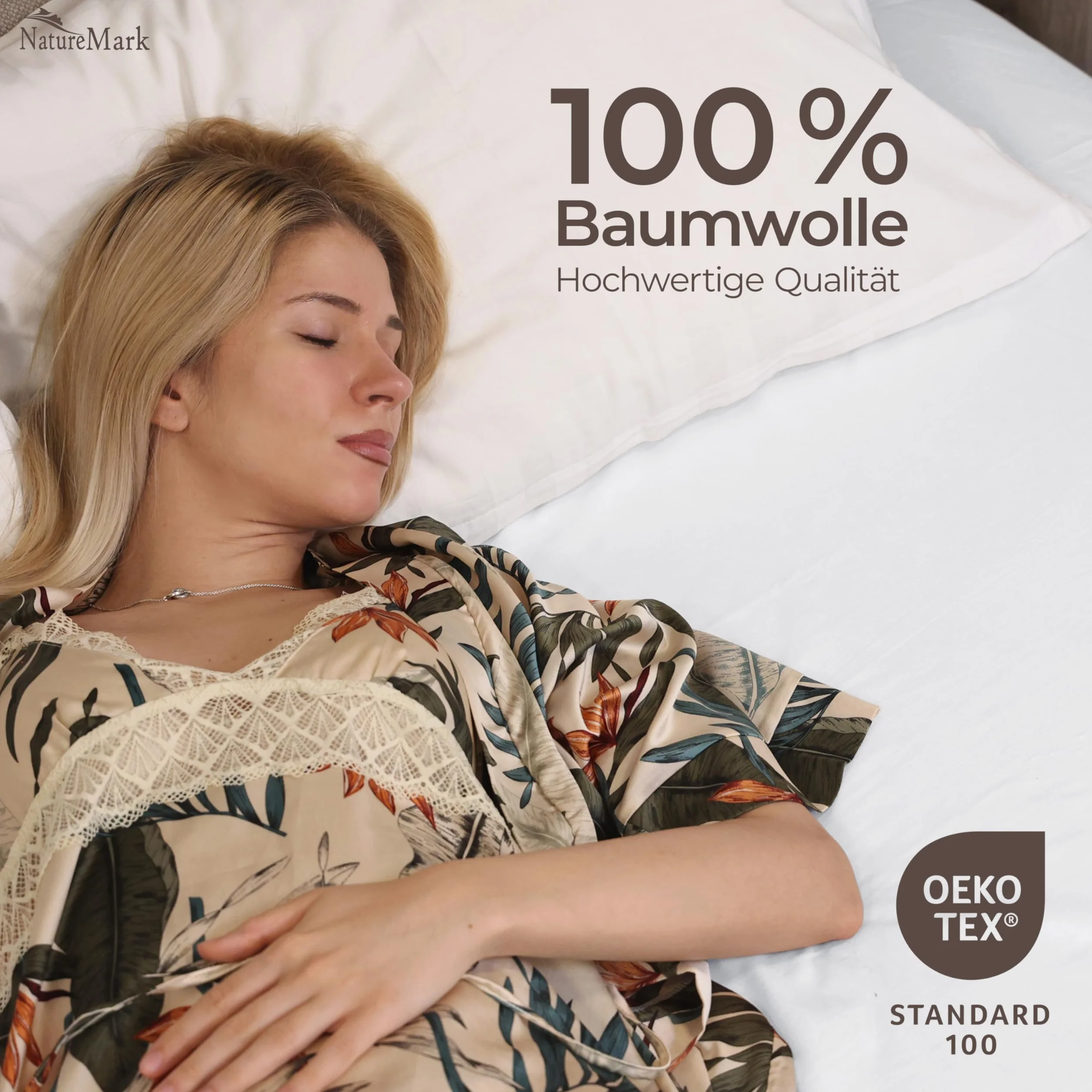 Green Mark Textilien Prześcieradło 100% Tkana Bawełna Białe 250 x 150 cm