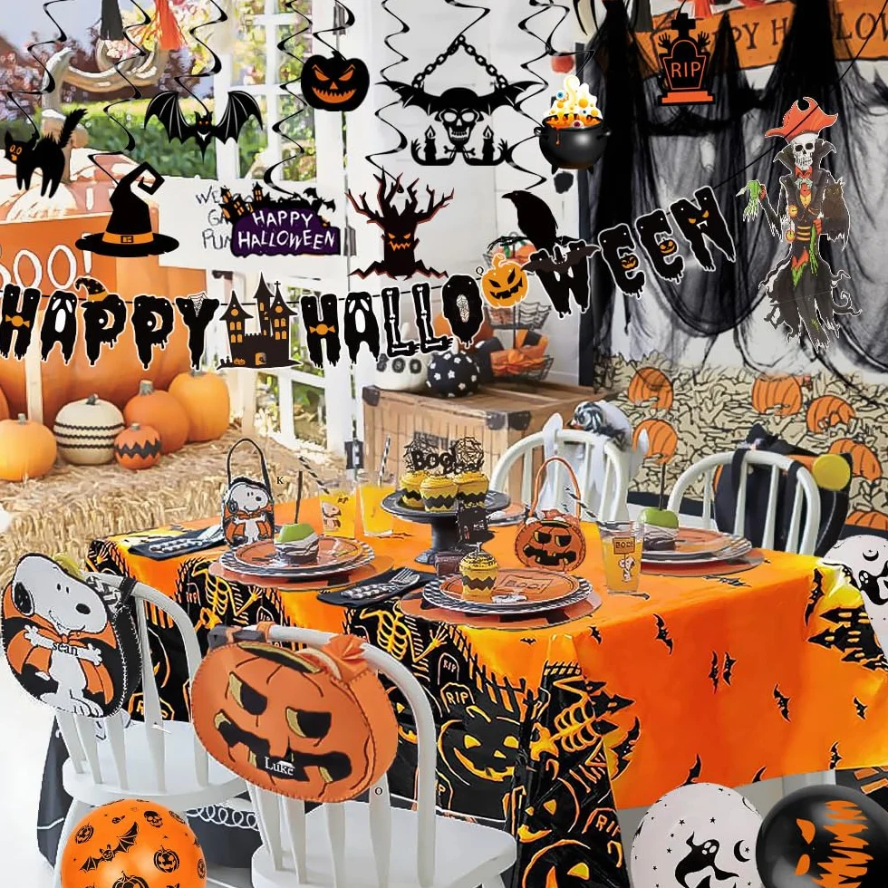 Humairc Dekoracja ducha Happy Halloween