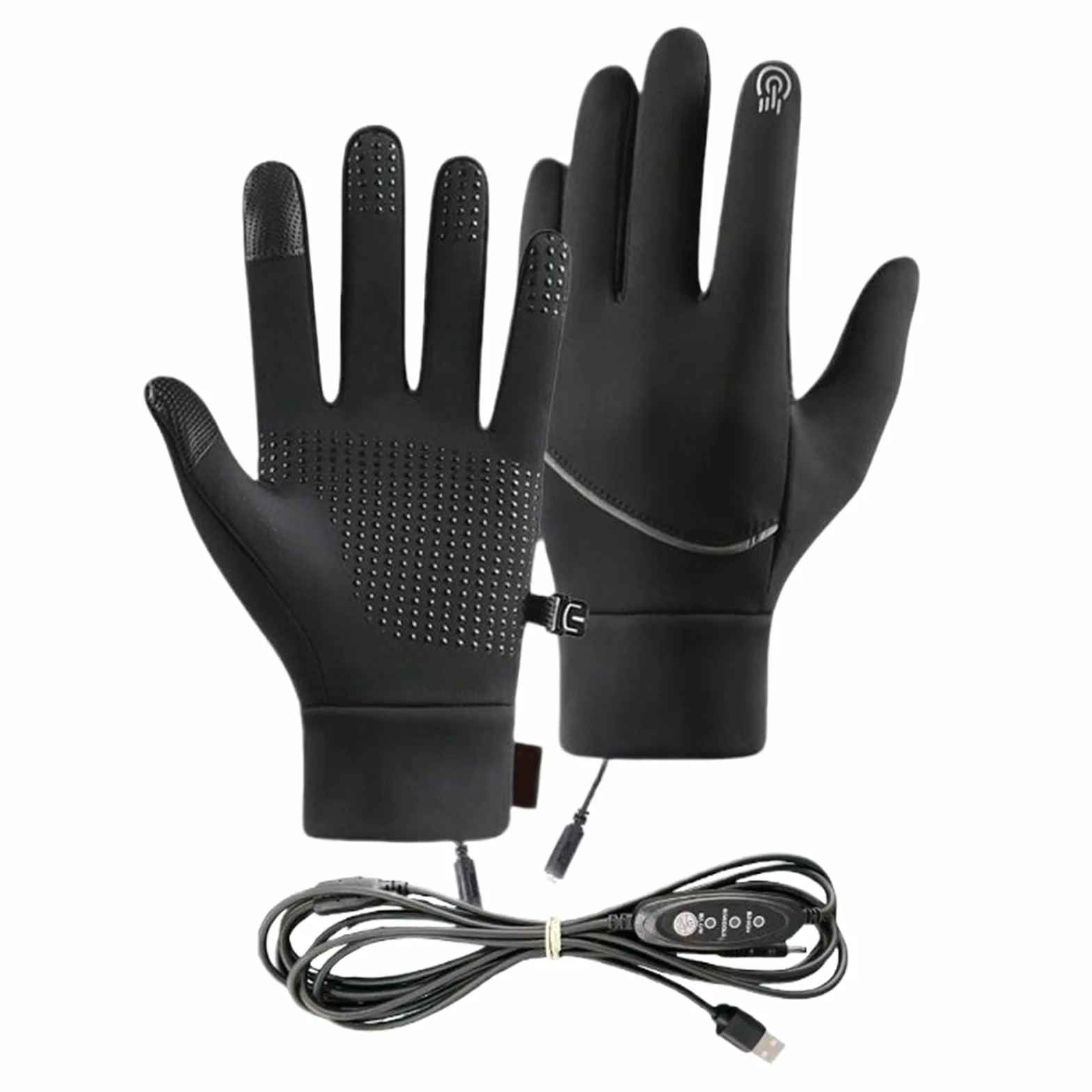 Ogrzewane rękawice USB, wiatroszczelne, ogrzewane przez USB, ogrzewacz dłoni, regulowana temperatura, do uprawiania sportu, wędrówek, snowboardu, narciarstwa, kempingu, jazdy na rowerze, wędkowania