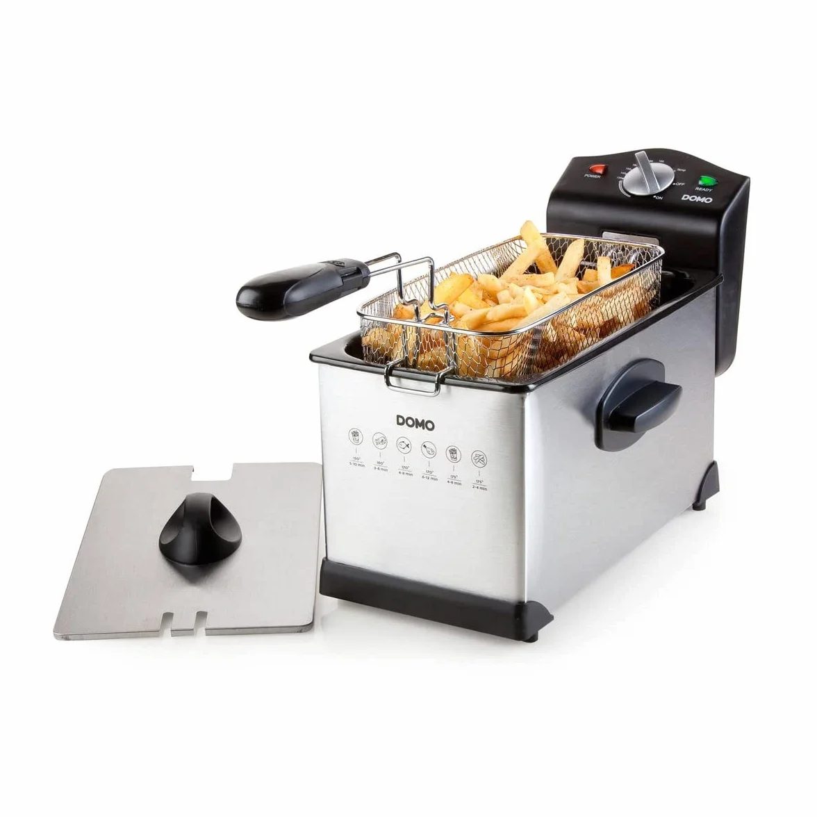 DOMO DO514FR frytkownica stal nierdzewna 3 l - 2000 W