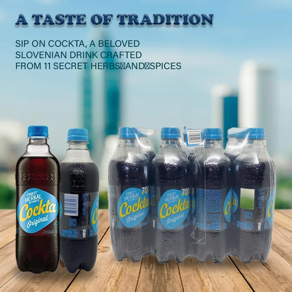 Cockta ORIGINAL 0,5 l butelki koktajlowe bezalkoholowe z Chorwacji