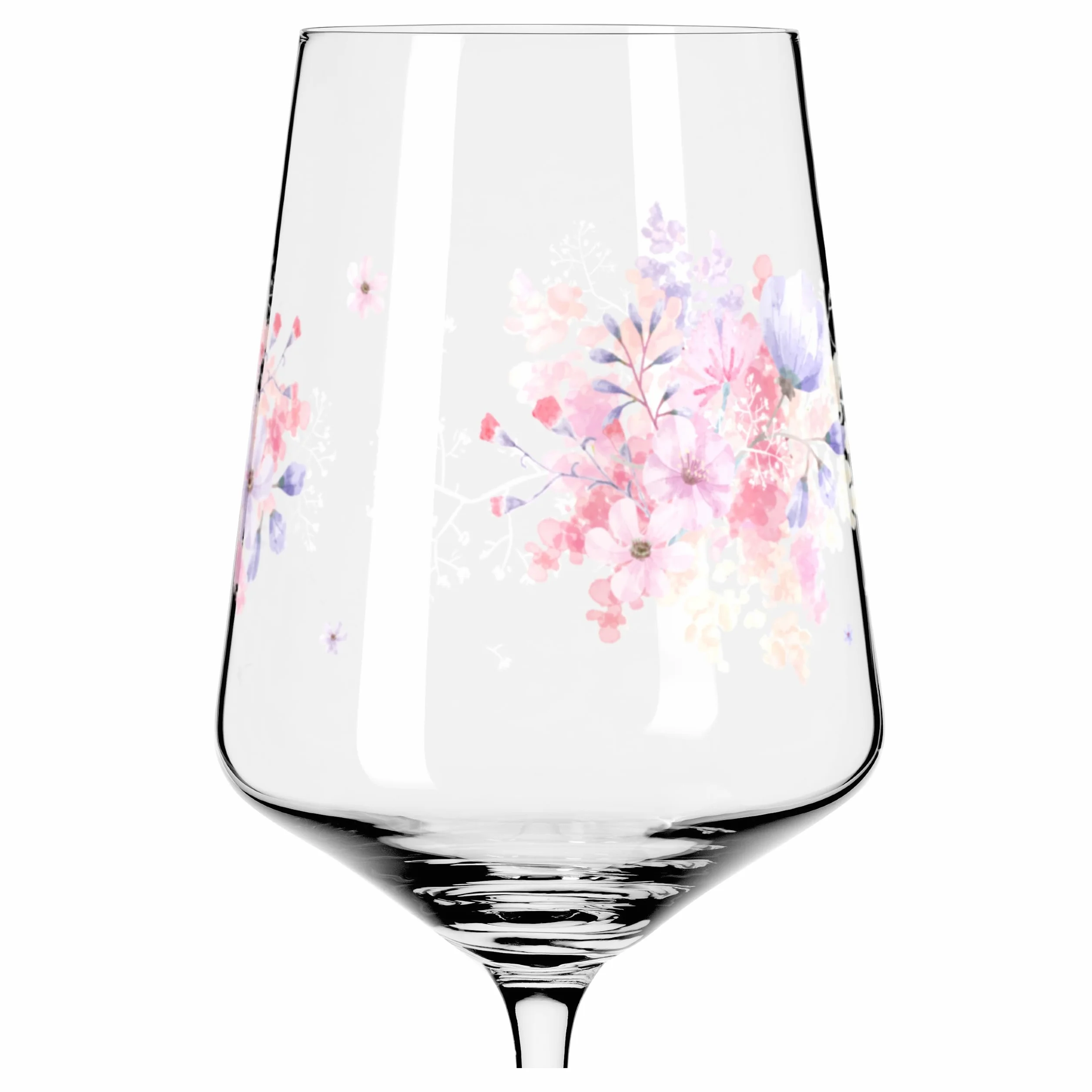 RITZENHOFF Kieliszek do aperitifu 500 ml zestaw 2 szt. Sonet letni motyw łąki kwiatowej różowy fioletowy