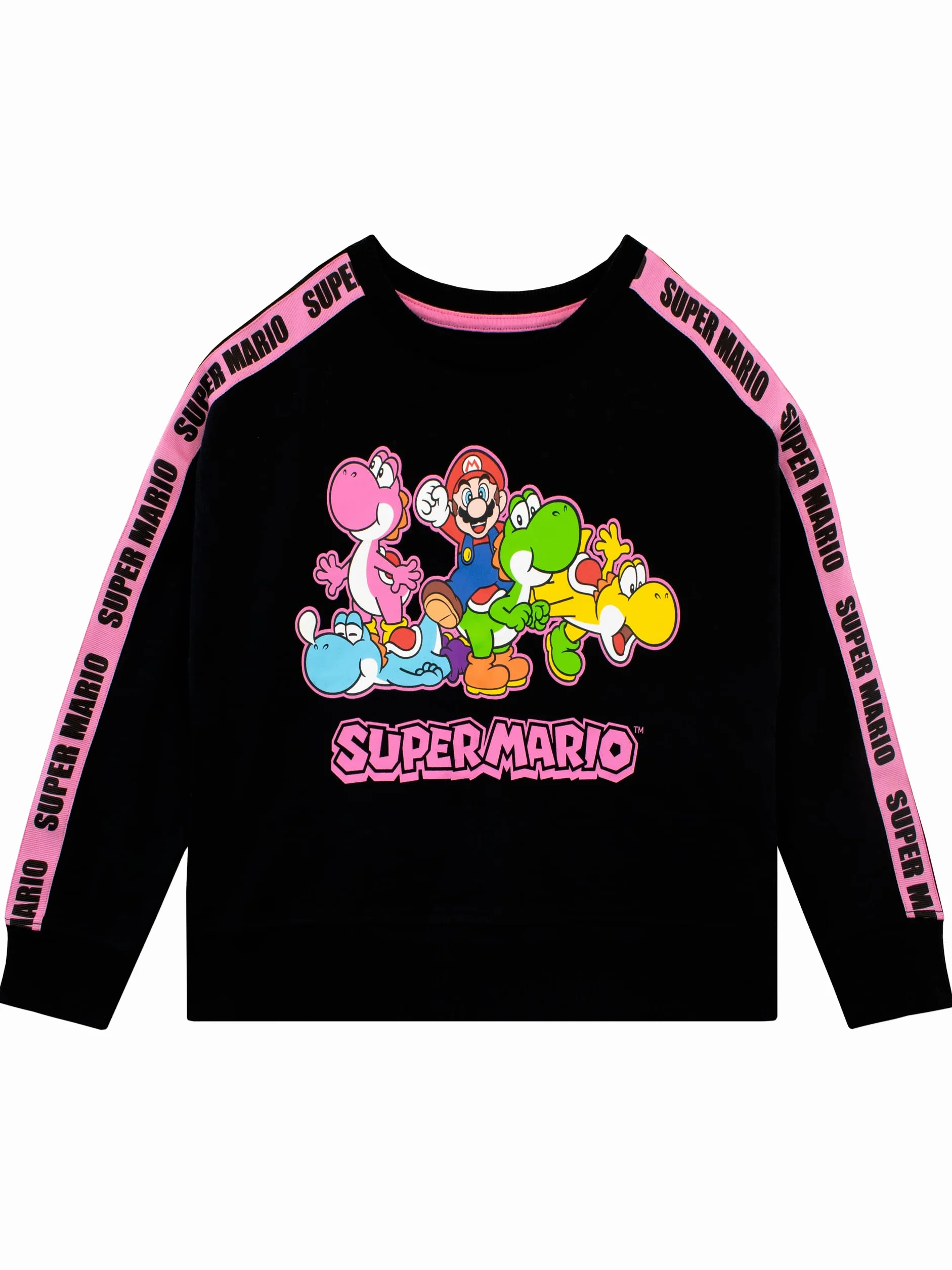 SUPER MARIO BROS Dziewczyny Bluza dla gamerów Bluza z długim rękawem dla dziewczynek