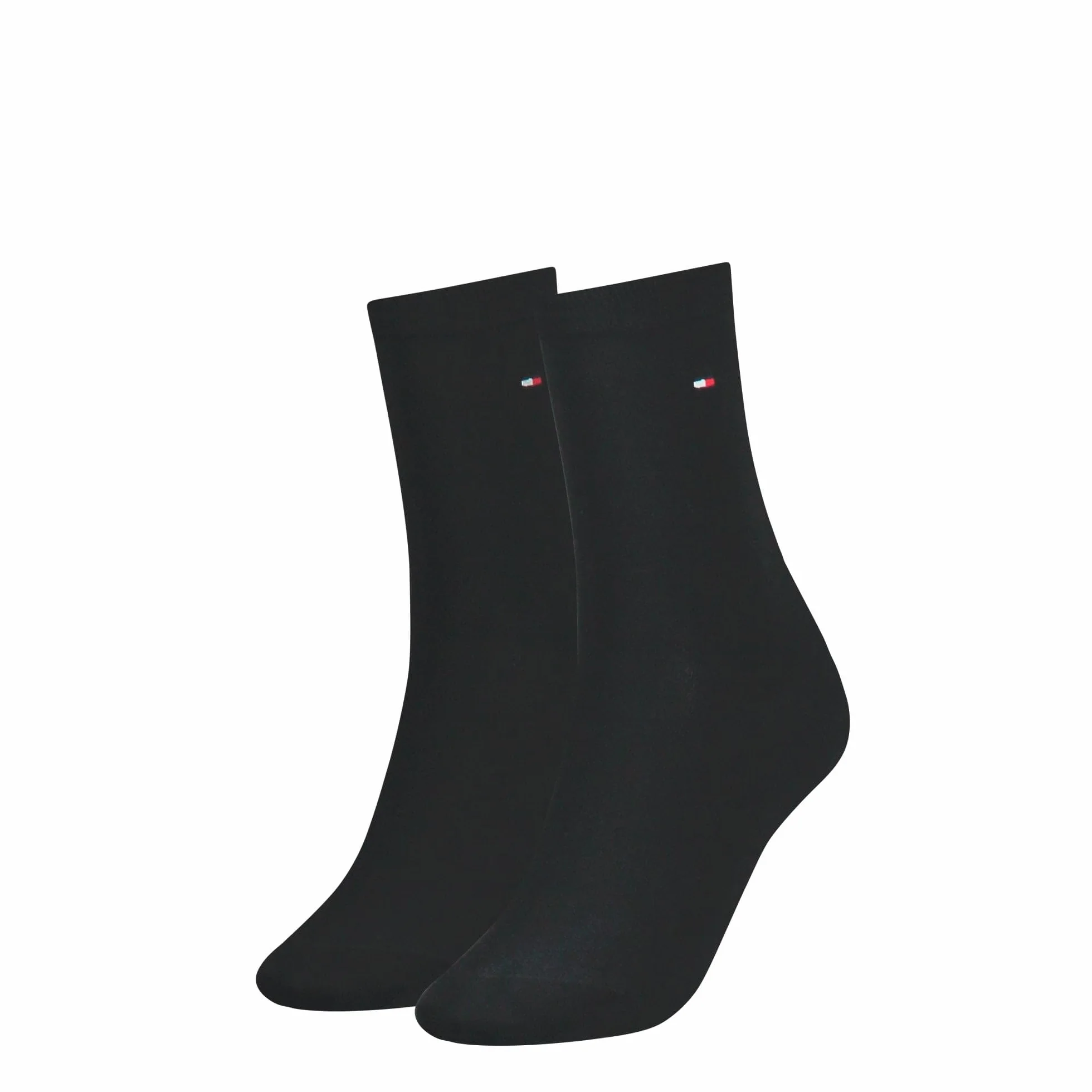 Tommy Hilfiger Skarpety damskie, dwupak, czarne, czarny, 35-38 EU