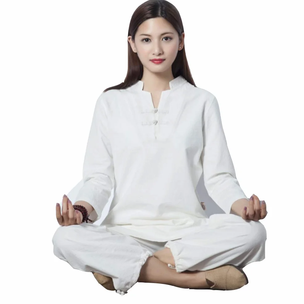 Tai Chi Uniform Odzież Unisex Chińska Tradycyjna Bawełna Jedwab Stretch Taichi Garnitur Tai Chi Ćwiczenia Taekwondo Trening Wing Chun Zen Medytacja Odzież