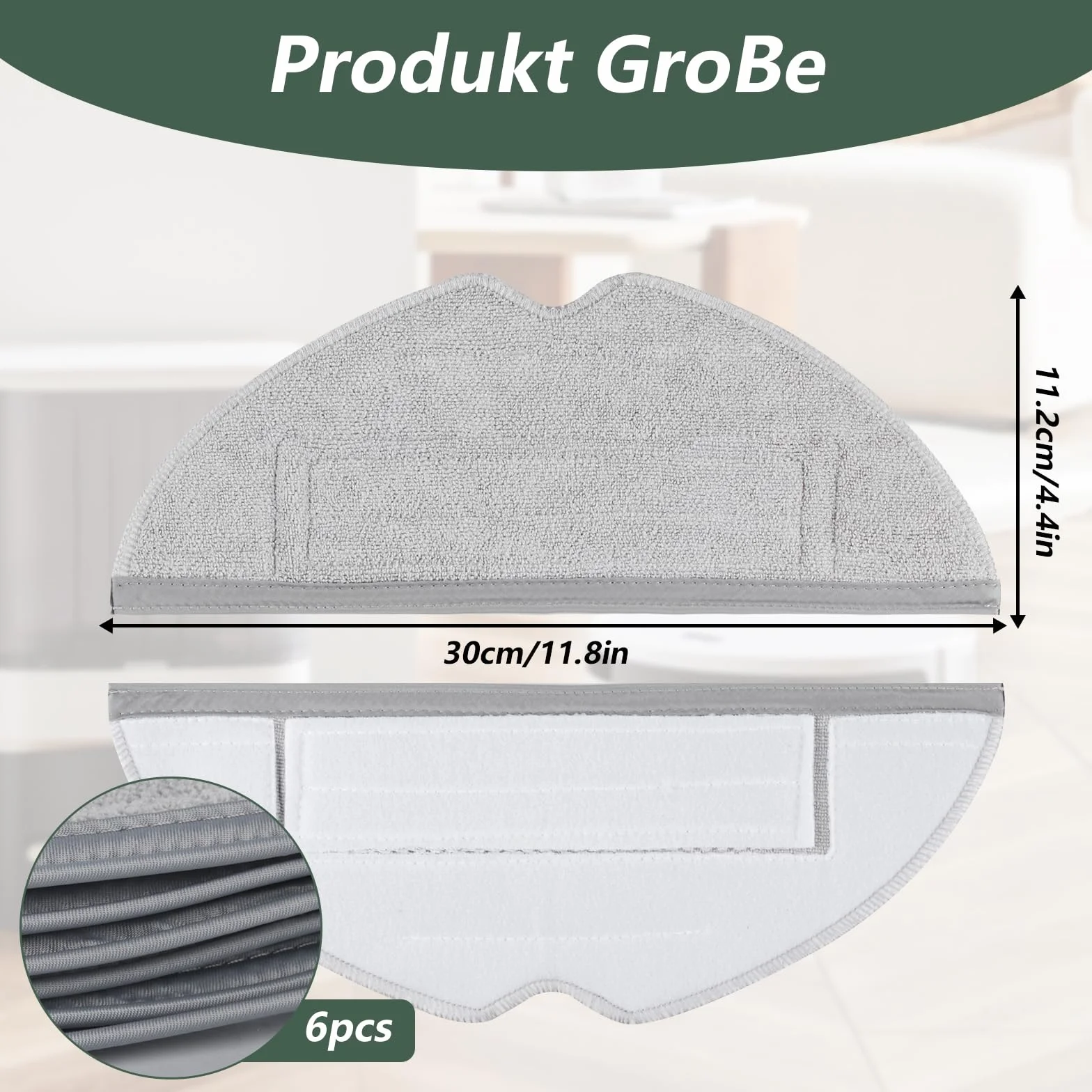Ściereczki Mikrofibrowe do Roborock S8 S8+ S7 S7+ S7 MaxV S7 Pro Ultra T7 T7 Plus