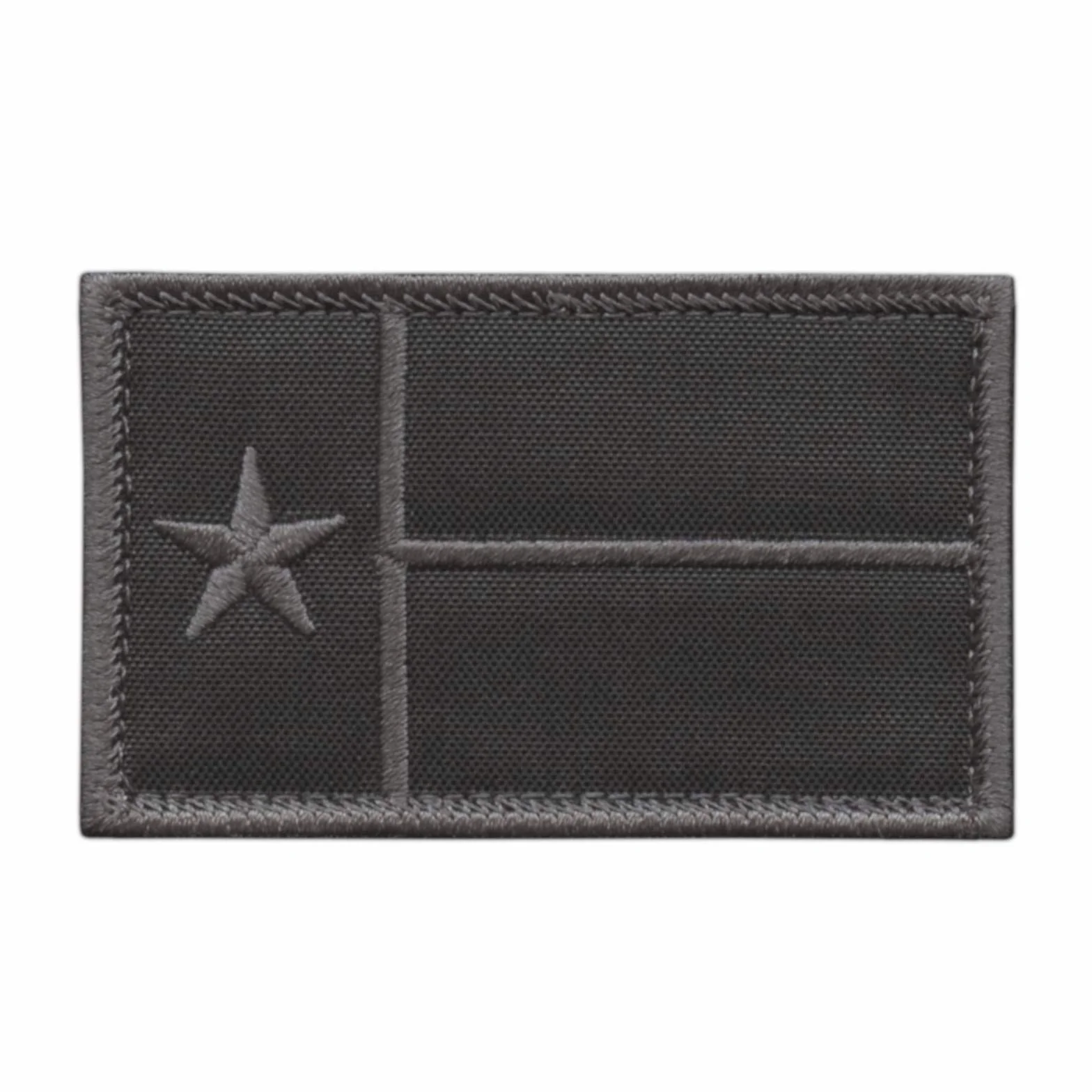 2AFTER1 Texas Lone Star Flag Blackout Subdued USA Army Tactical Morale Touch Fastener Cap Patch