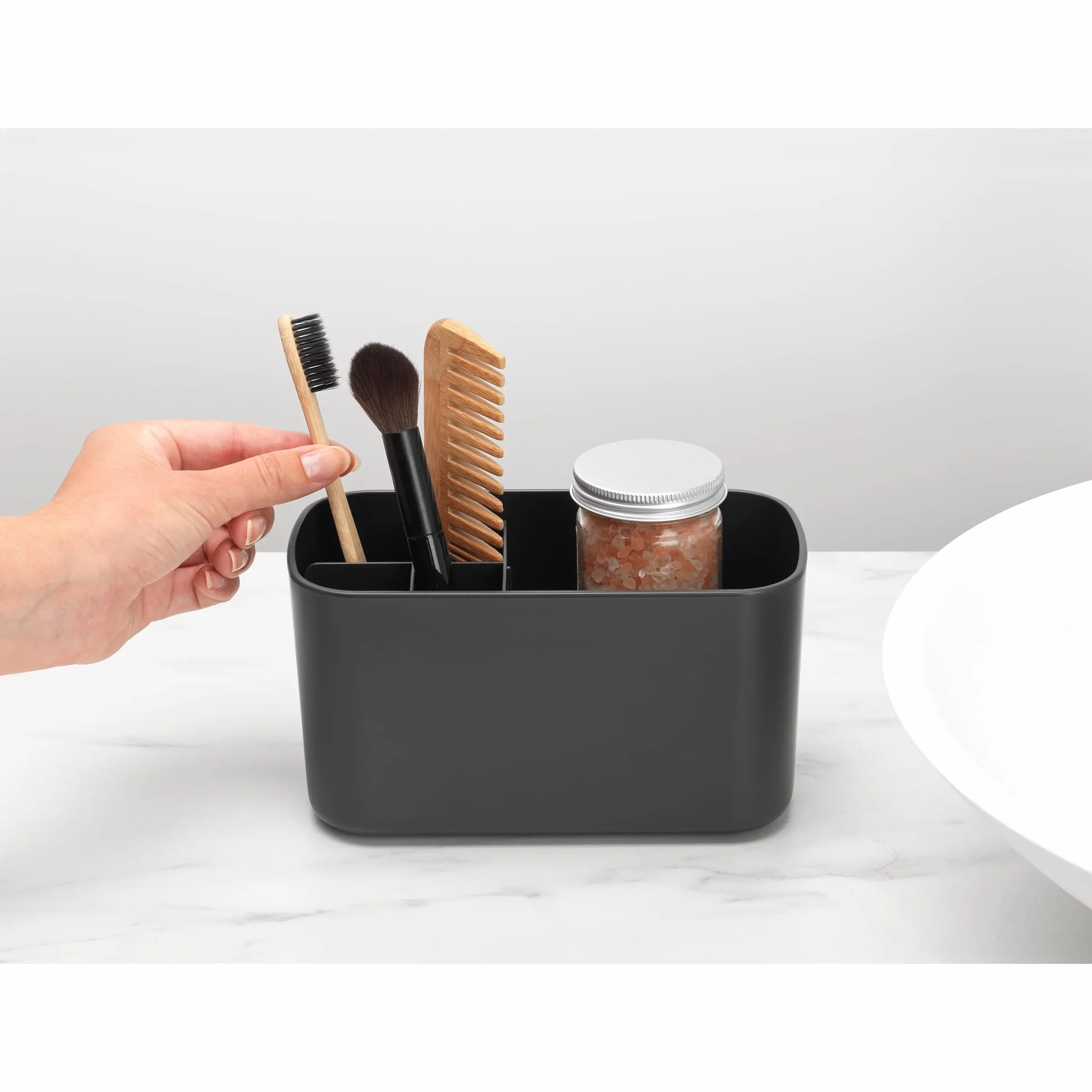 Brabantia Renew Koszyk łazienkowy Plastikowy ciemnoszary