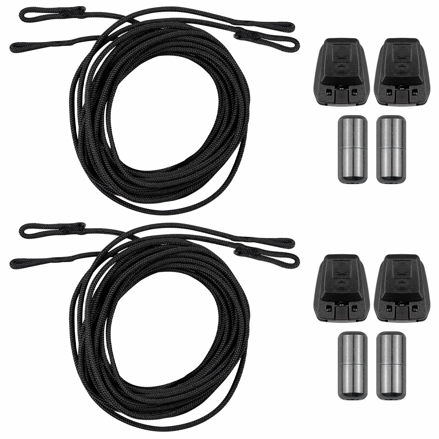 Endoto 2 Pary Elastyczne Sznurówki Bez Wiązania do Salomon Butów, Sznurowadła Zestaw Zamiennik Sznurowadeł Zamienne Shoe Laces Replacement Shoelaces