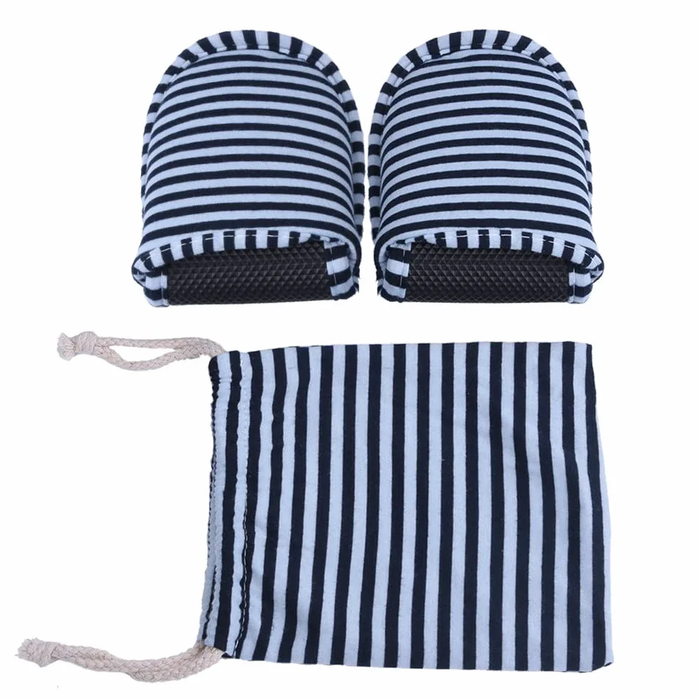 Podróżne składane kapcie unisex mężczyźni kobiety wygodne przenośne wielokrotnego użytku wewnątrz miękkie bawełniane antypoślizgowe kapcie z torbą do przechowywania do domu hotelu podróży wewnątrz na zewnątrz 1 para