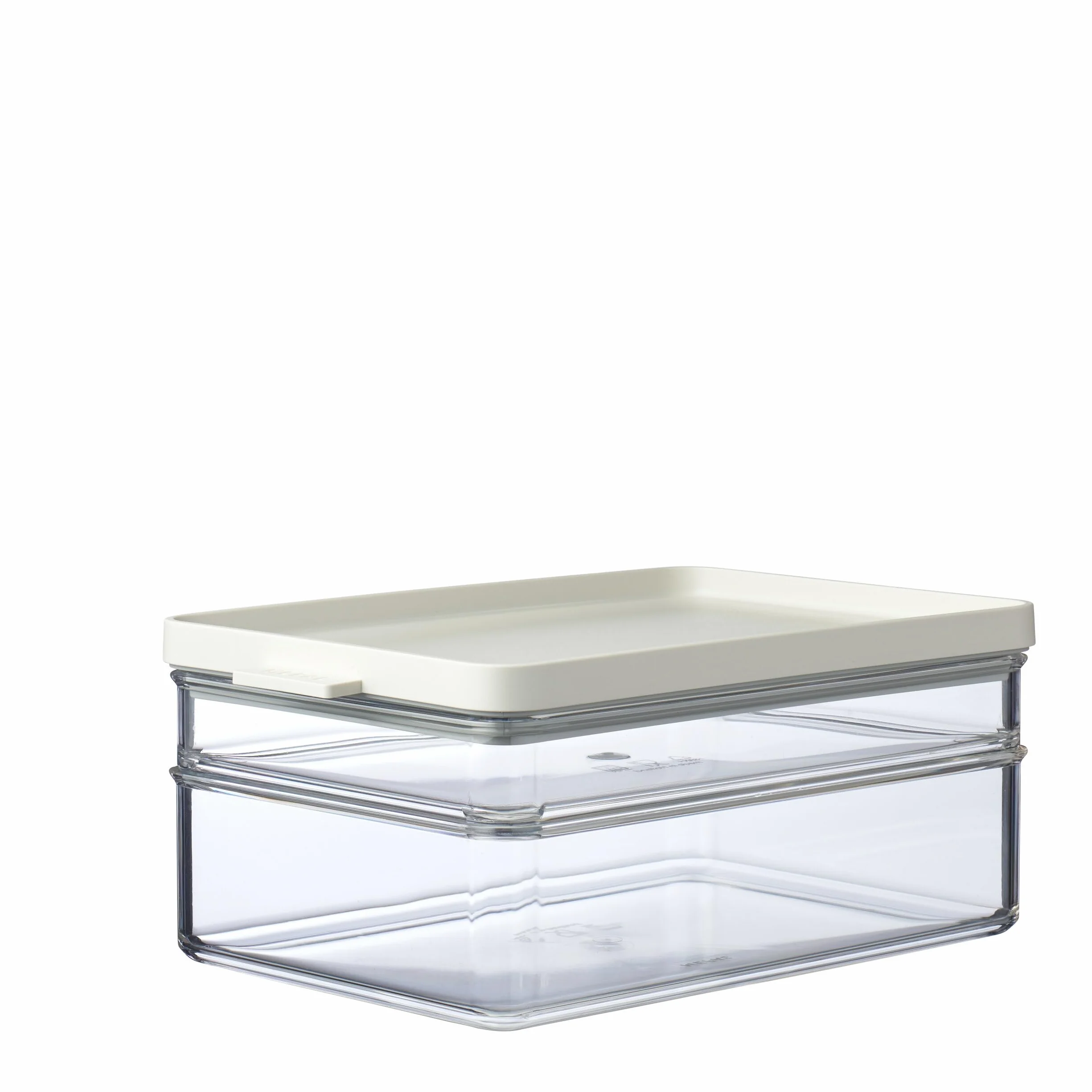Mepal Duo Omnia Pojemnik Śniadaniowy 2-Warstwowy 500 ml i 1200 ml Biały