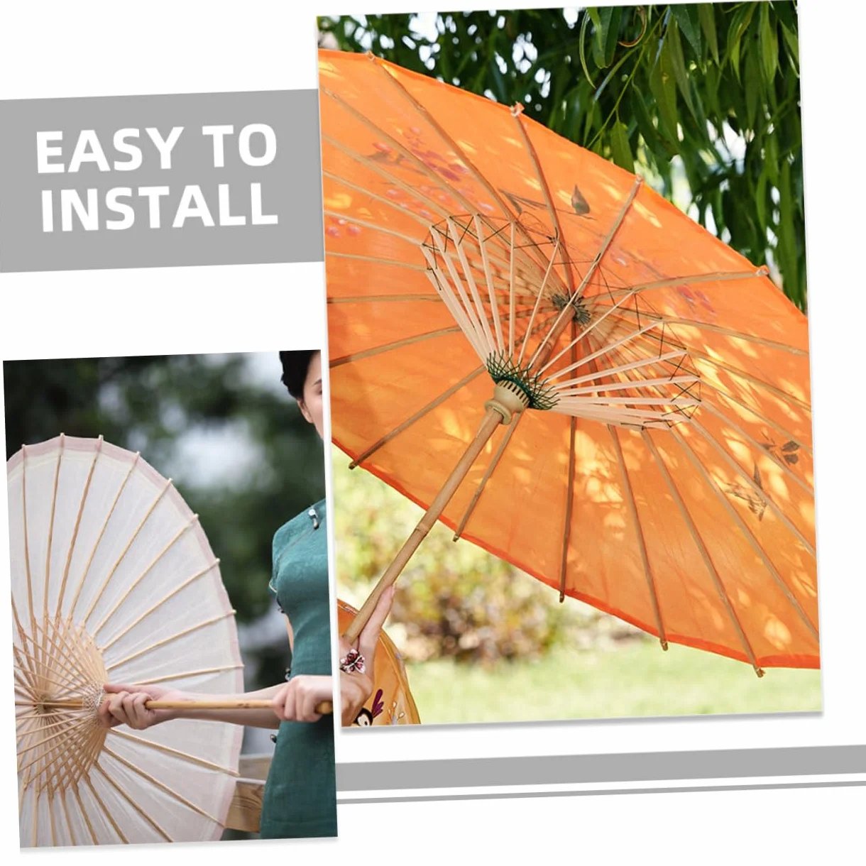 Parasol z Papieru Olejowego Akcesorium Wspornik Parasola